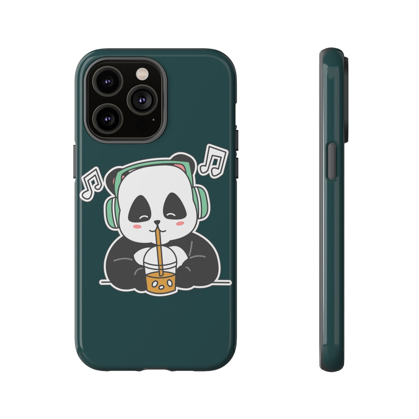 Chill Panda with Bubble Tea Tough Phone Case