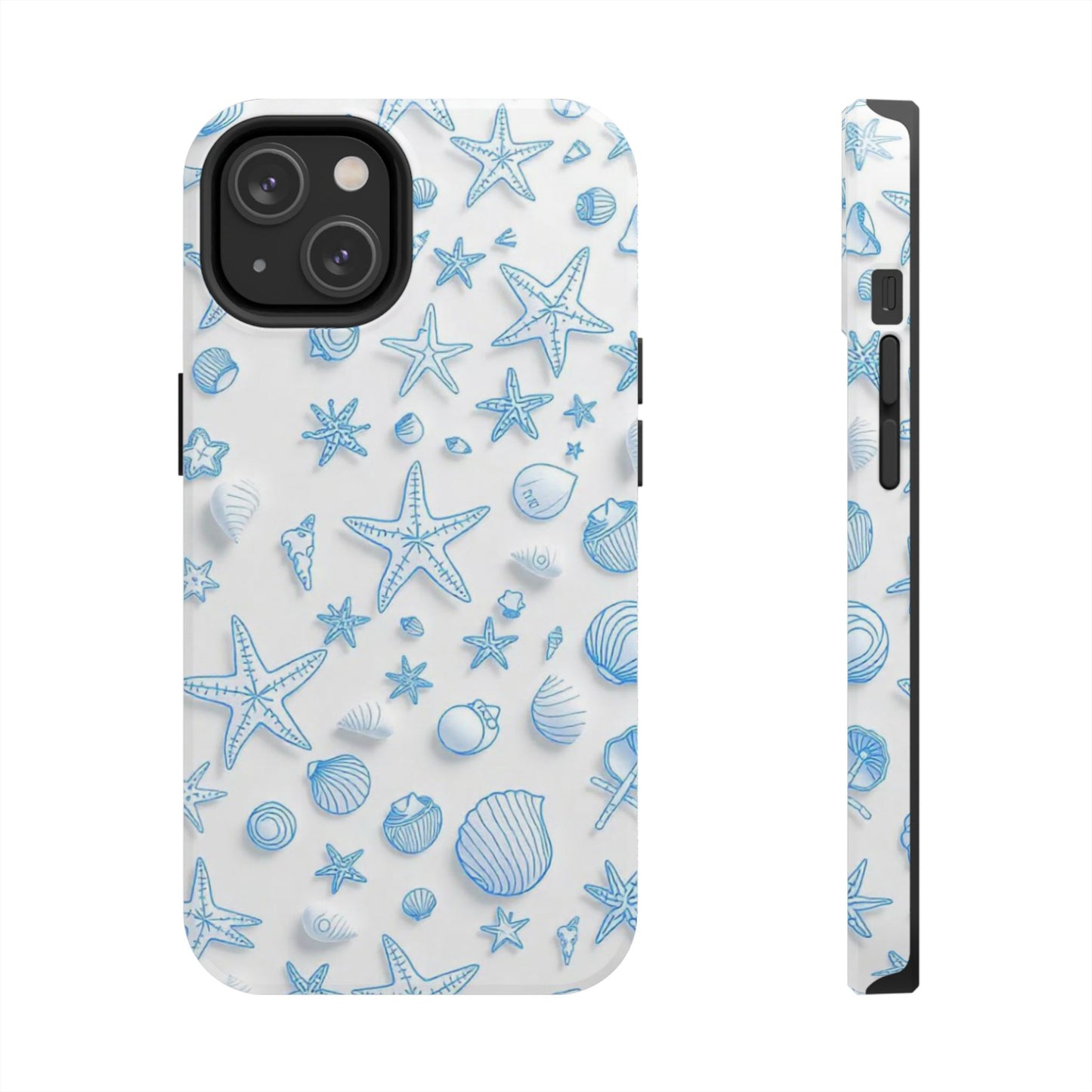 Ocean Breeze Seashell Pattern Phone Case For iphone 15 14 13 12 11 X XR XS XS Max iphone 8 7 mini |Samsung S24 S23 S22 S21 | Get 20% discount today.