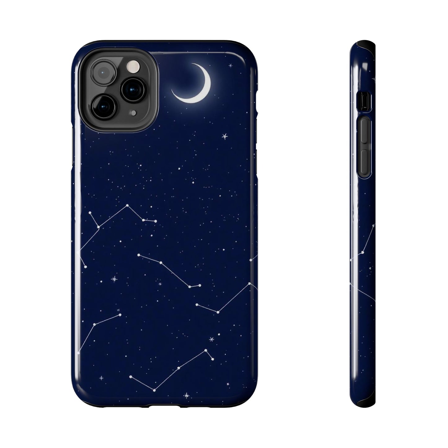 "Moonlit Constellation Tough Phone Case - Explore the Night Sky"