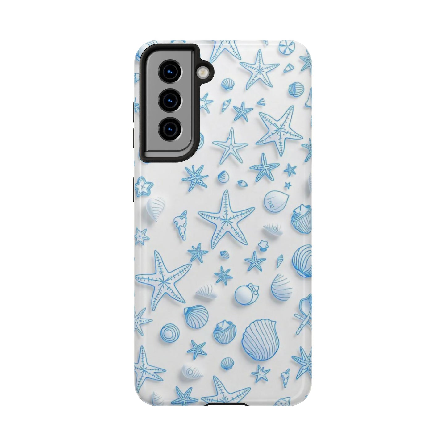 Ocean Breeze Seashell Pattern Phone Case For iphone 15 14 13 12 11 X XR XS XS Max iphone 8 7 mini |Samsung S24 S23 S22 S21 | Get 20% discount today.