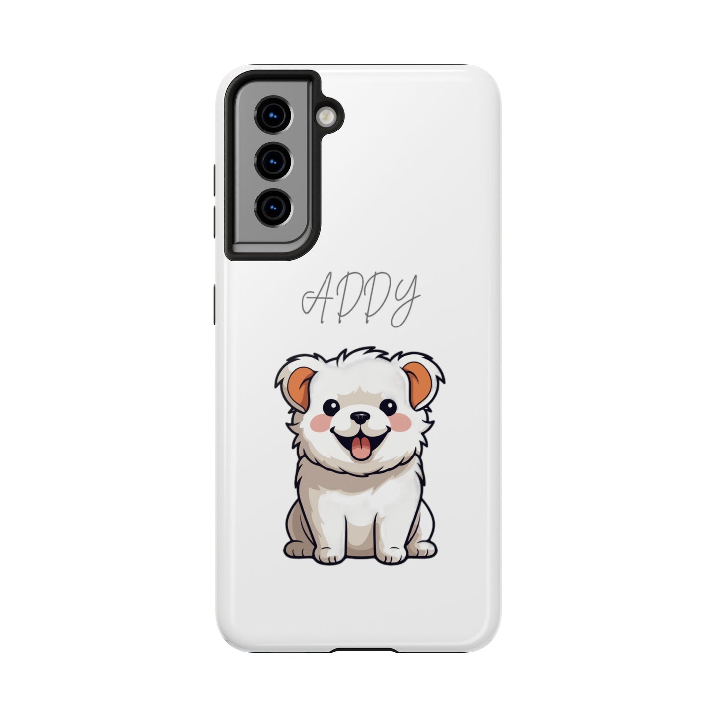 Adorable Puppy Custom Tough Phone Case