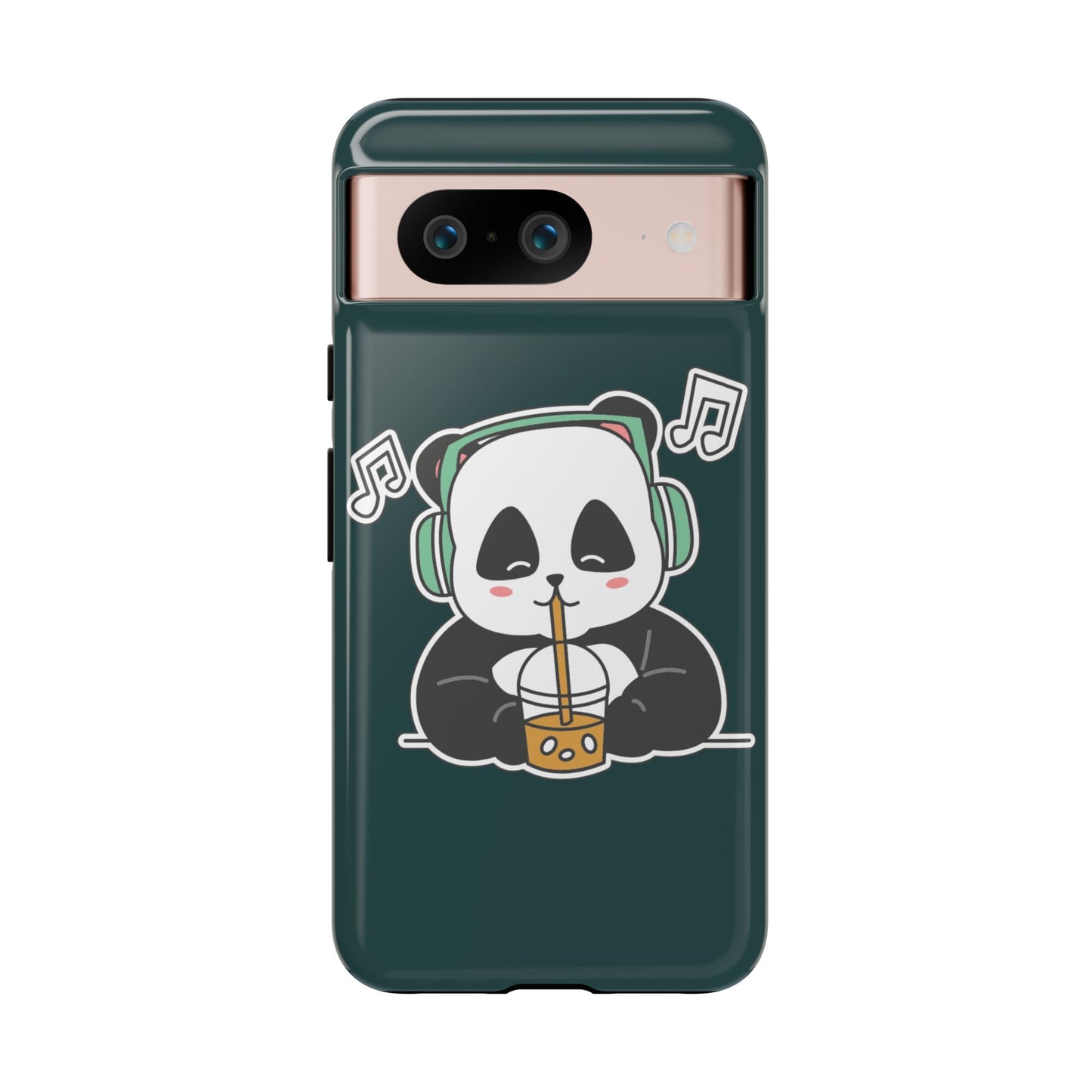 Chill Panda with Bubble Tea Tough Phone Case