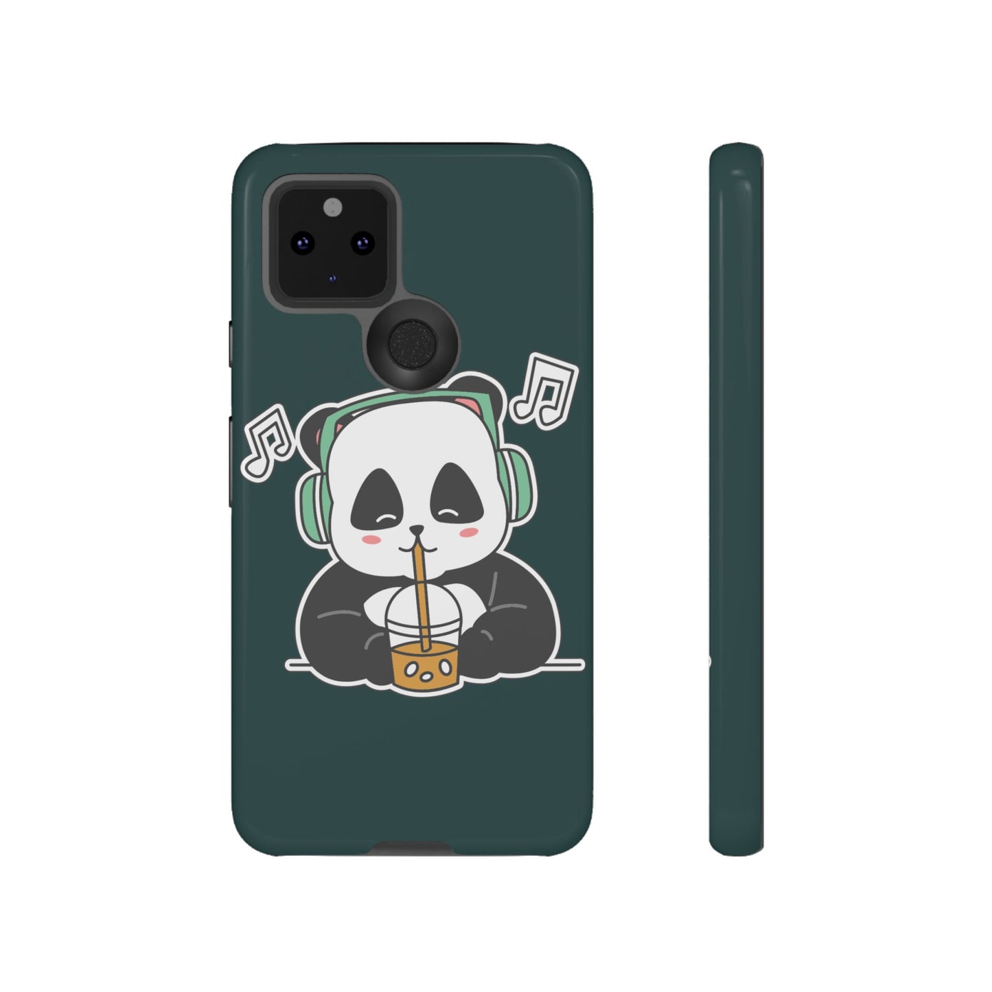 Chill Panda with Bubble Tea Tough Phone Case