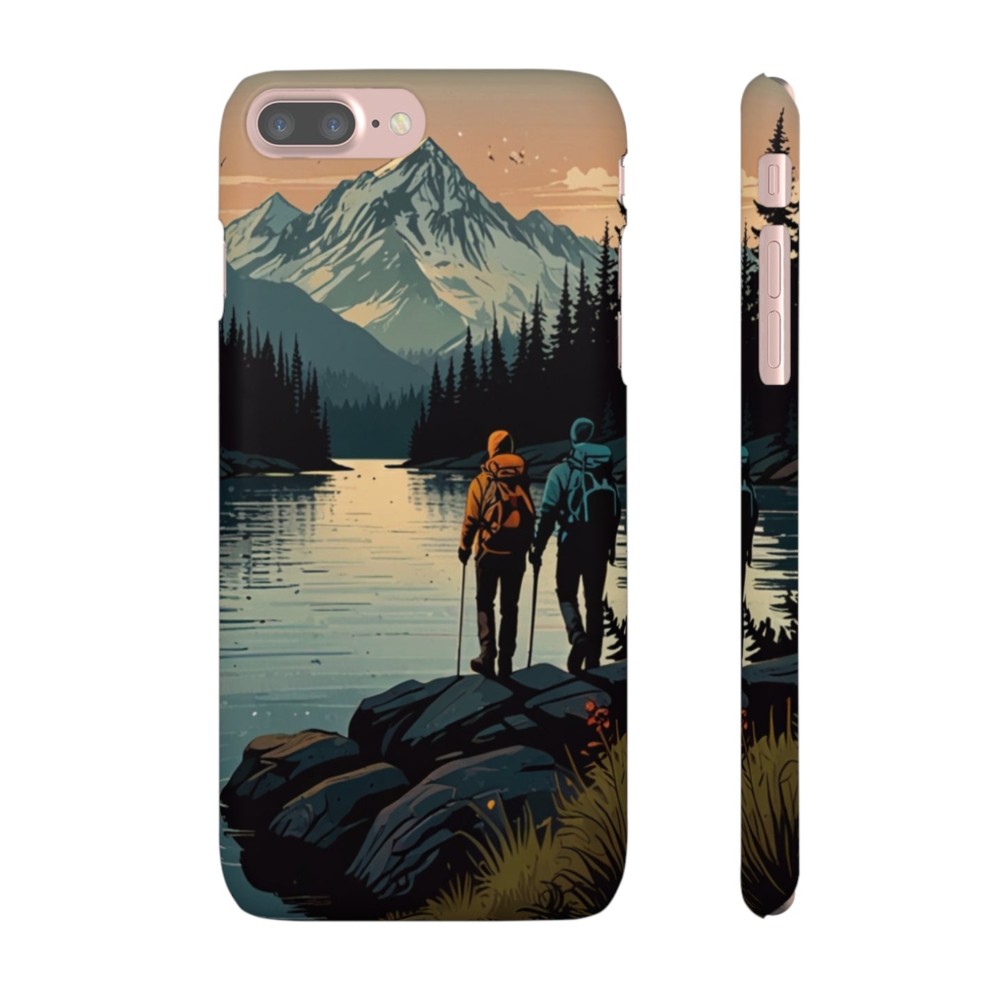 Phone Cases -  Hiking with Mountains