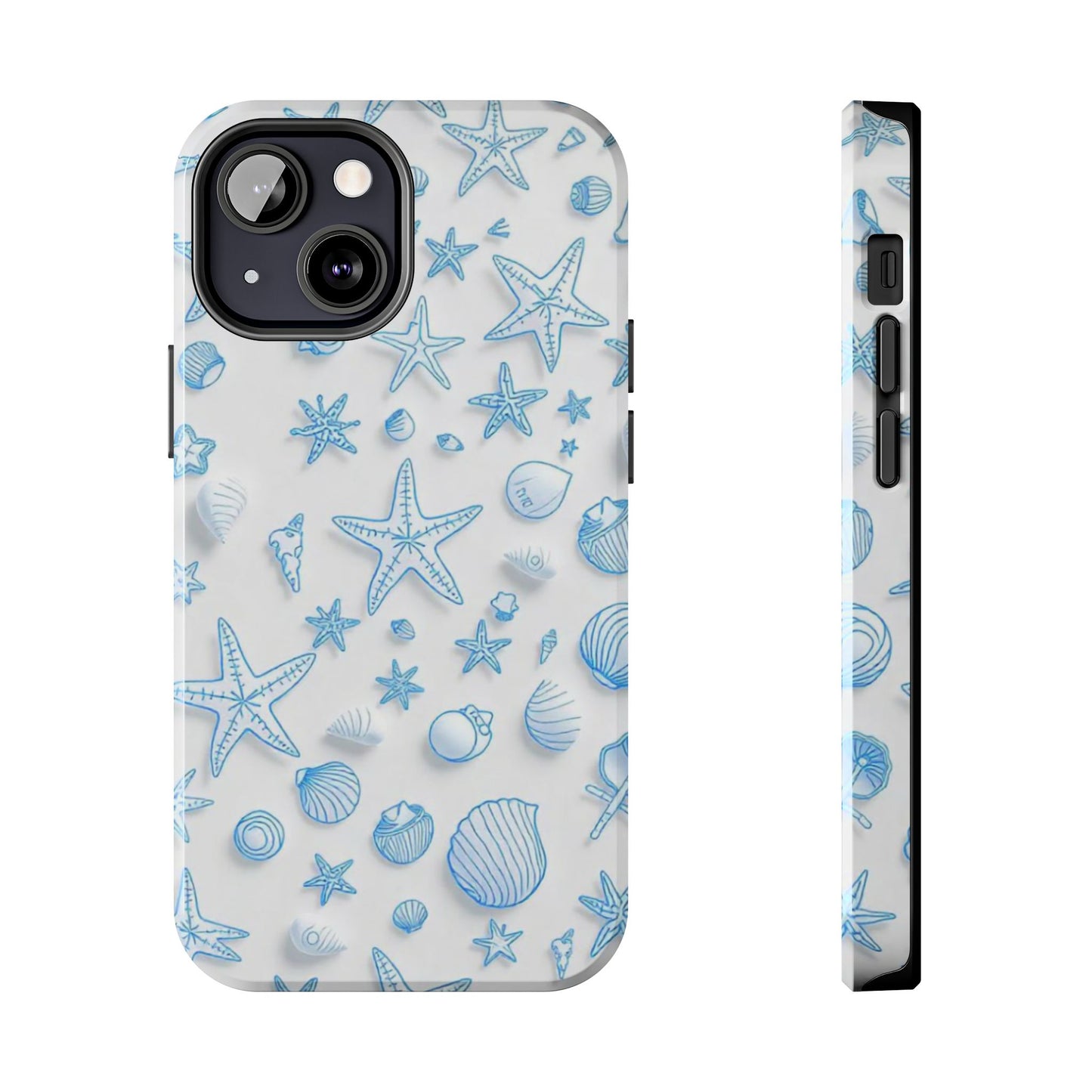 Ocean Breeze Seashell Pattern Phone Case For iphone 15 14 13 12 11 X XR XS XS Max iphone 8 7 mini |Samsung S24 S23 S22 S21 | Get 20% discount today.