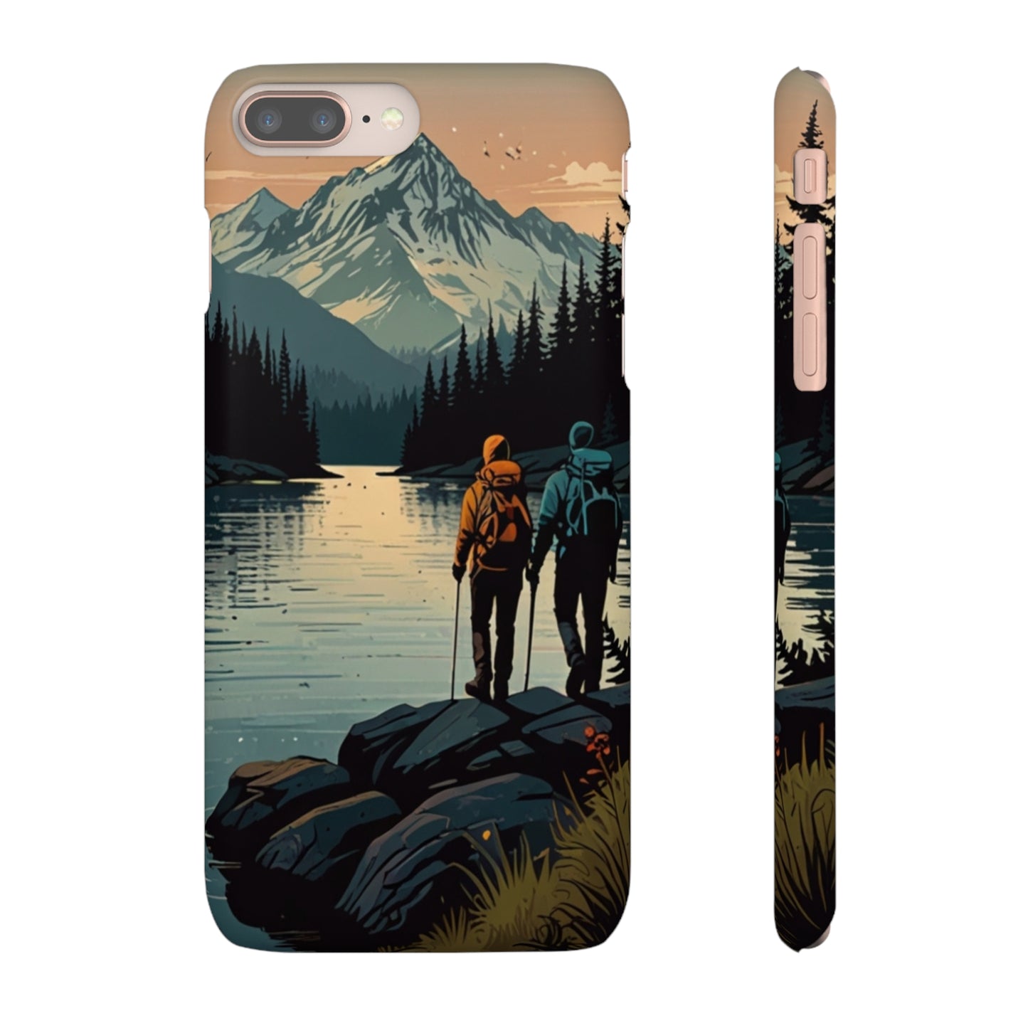 Phone Cases -  Hiking with Mountains