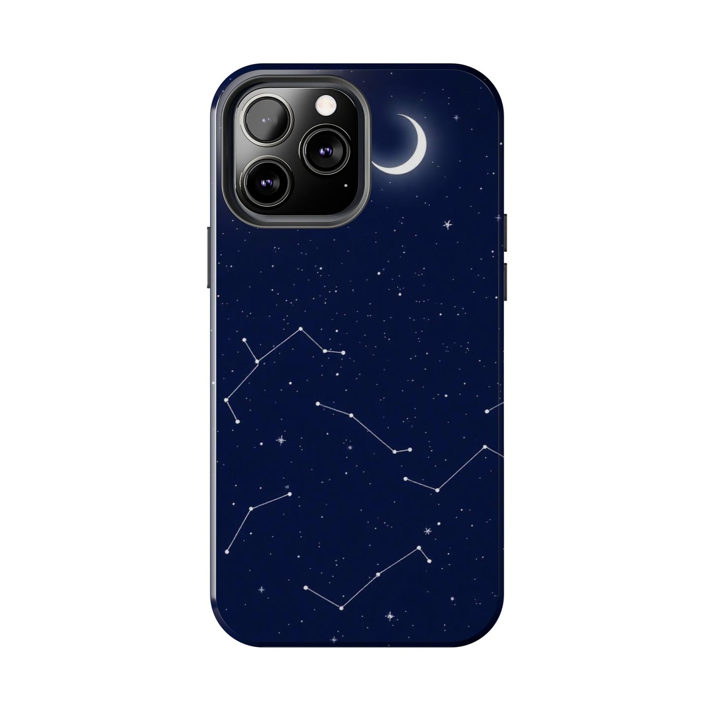 "Moonlit Constellation Tough Phone Case - Explore the Night Sky"