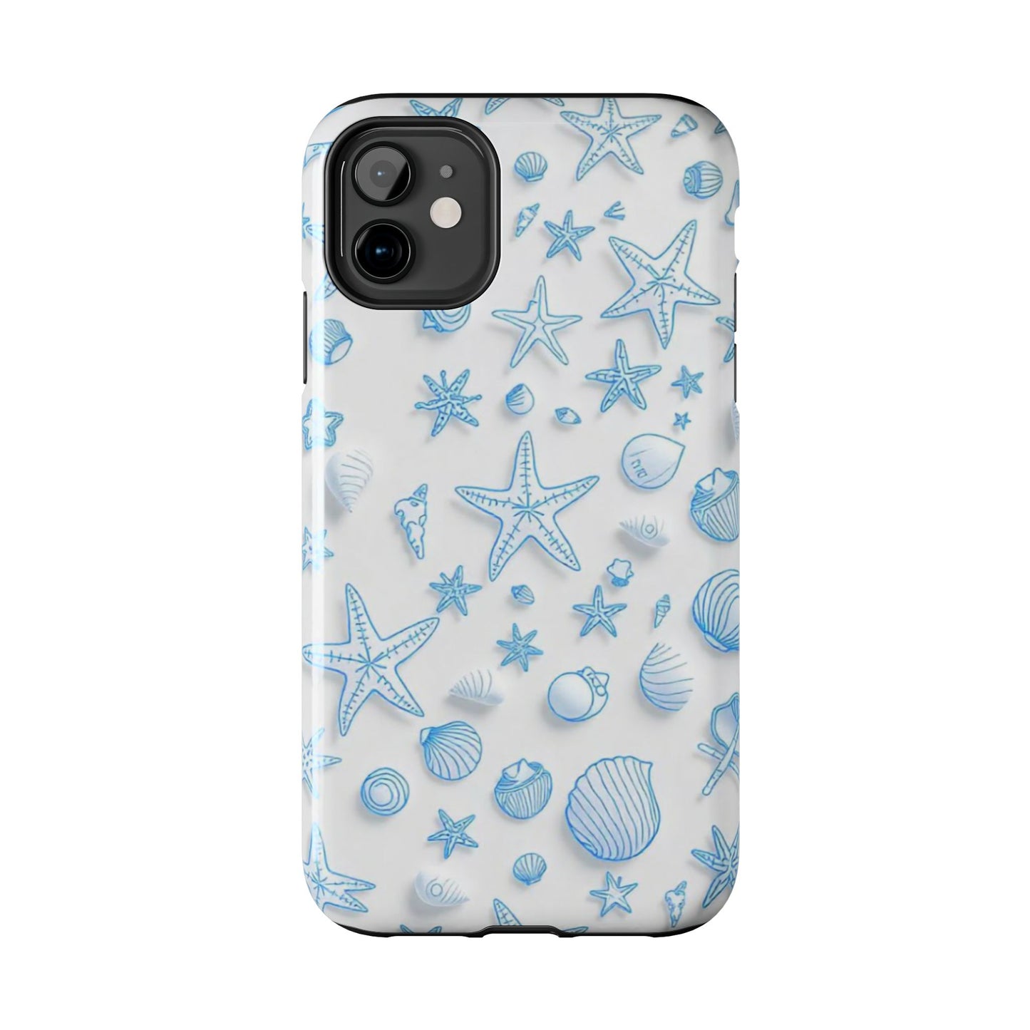 Ocean Breeze Seashell Pattern Phone Case For iphone 15 14 13 12 11 X XR XS XS Max iphone 8 7 mini |Samsung S24 S23 S22 S21 | Get 20% discount today.