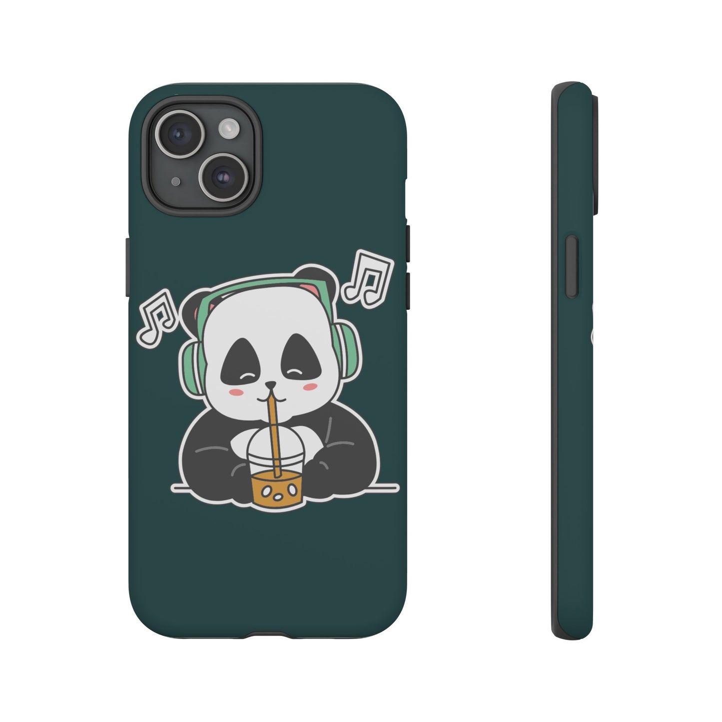 Chill Panda with Bubble Tea Tough Phone Case