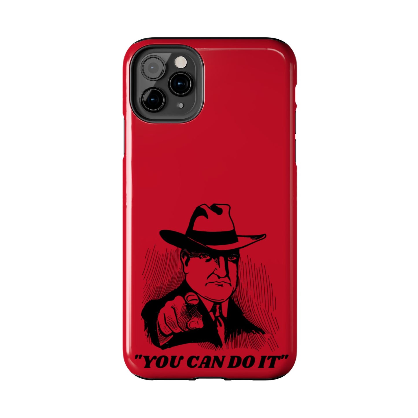 Retro Motivational Phone Case Design