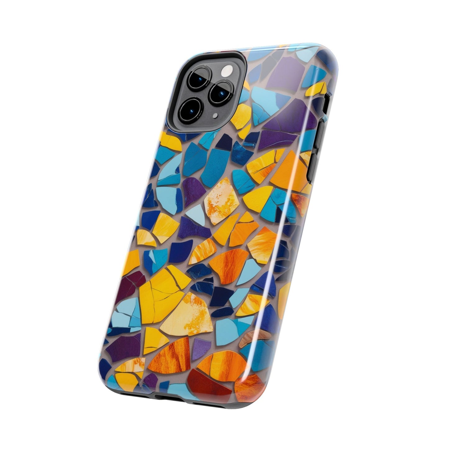 Vibrant Mosaic Shards Tough Phone Case