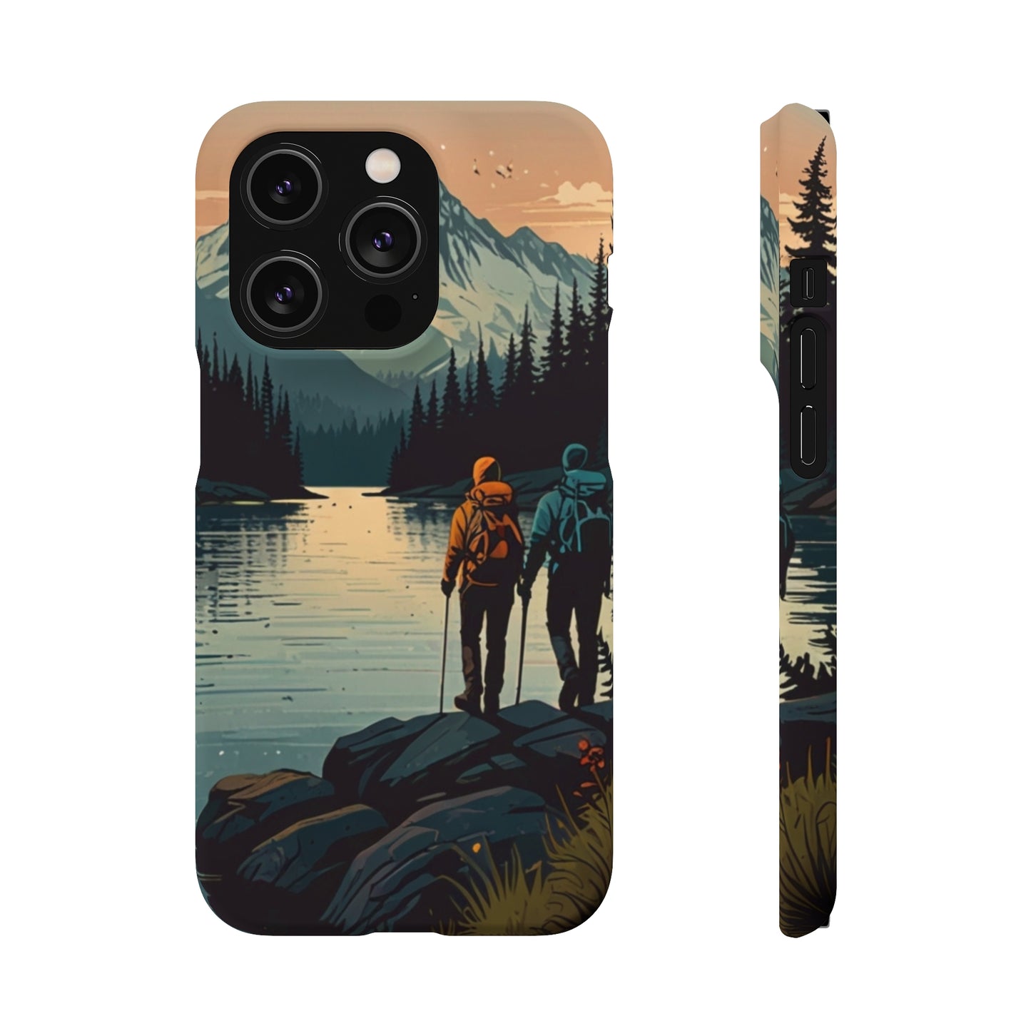 Phone Cases -  Hiking with Mountains