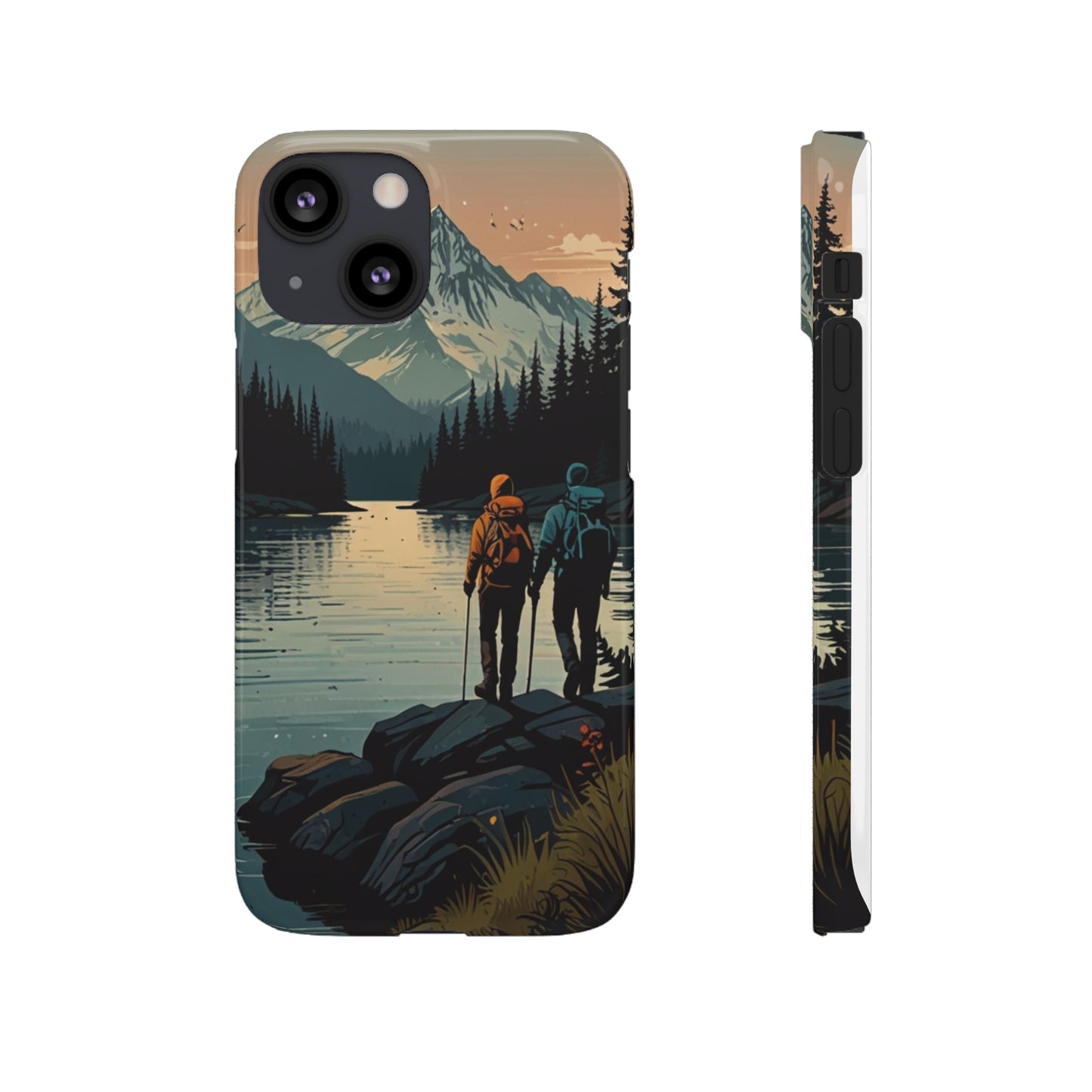 Phone Cases -  Hiking with Mountains