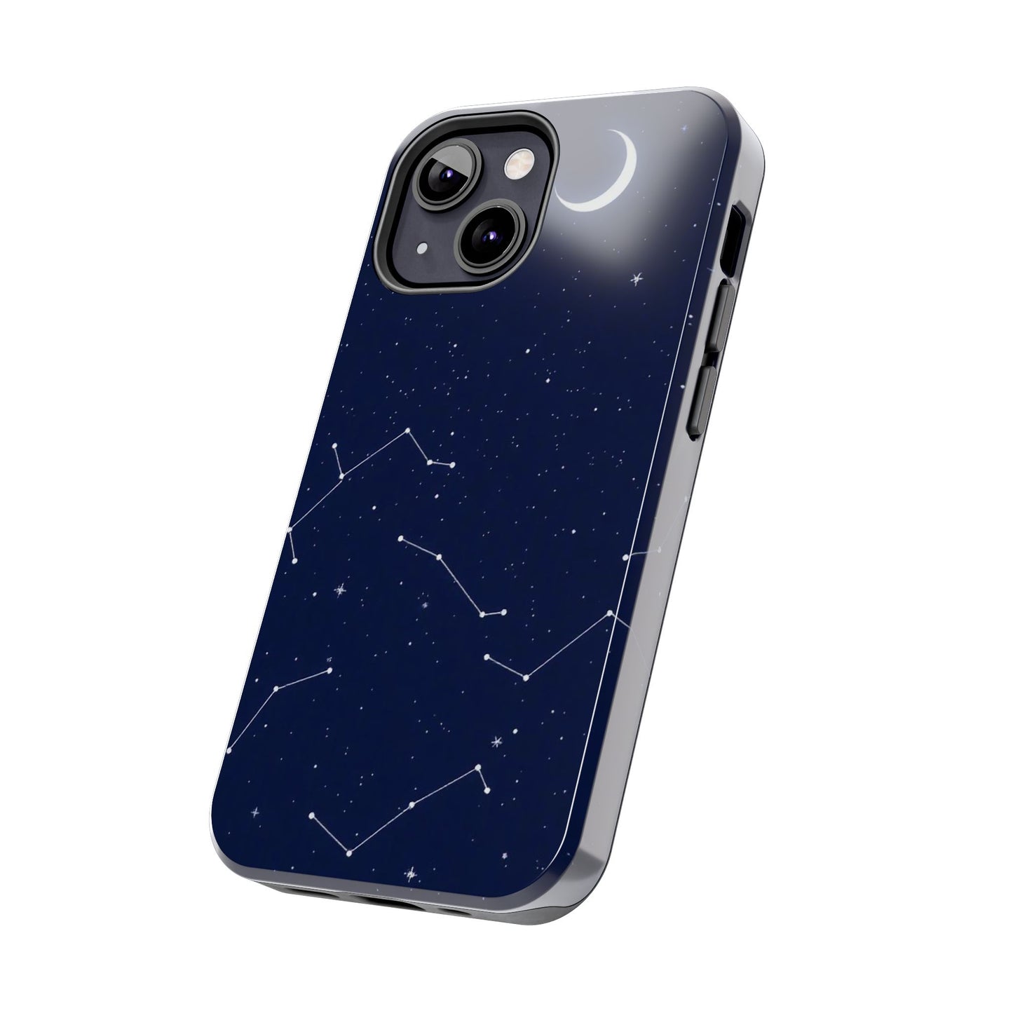 "Moonlit Constellation Tough Phone Case - Explore the Night Sky"