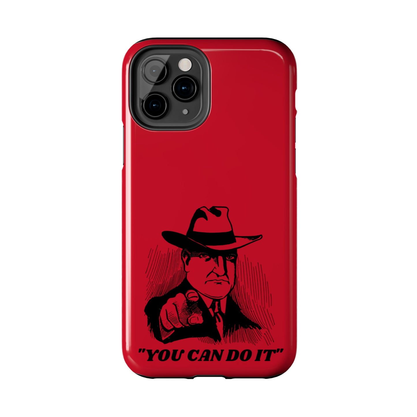 Retro Motivational Phone Case Design