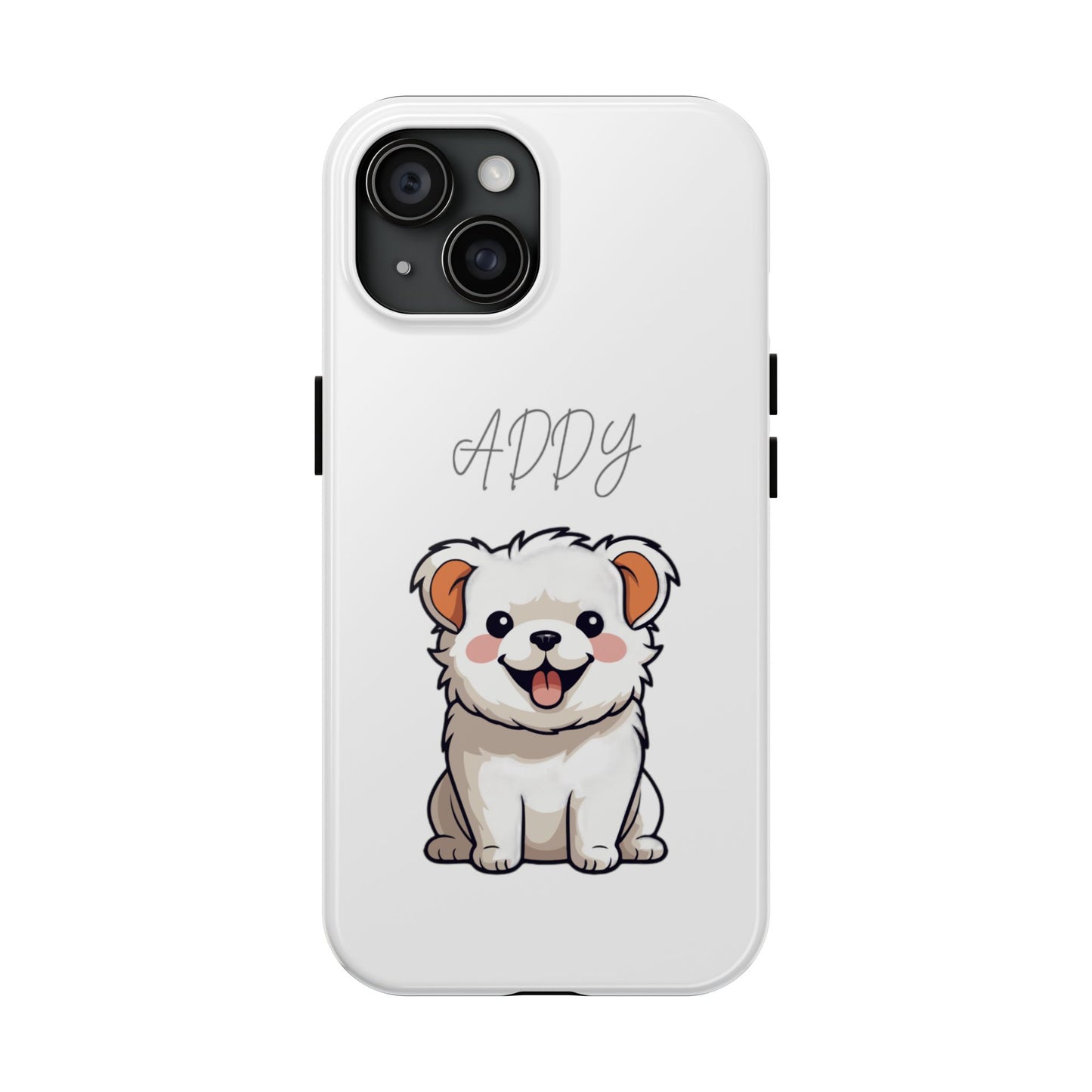 Adorable Puppy Custom Tough Phone Case