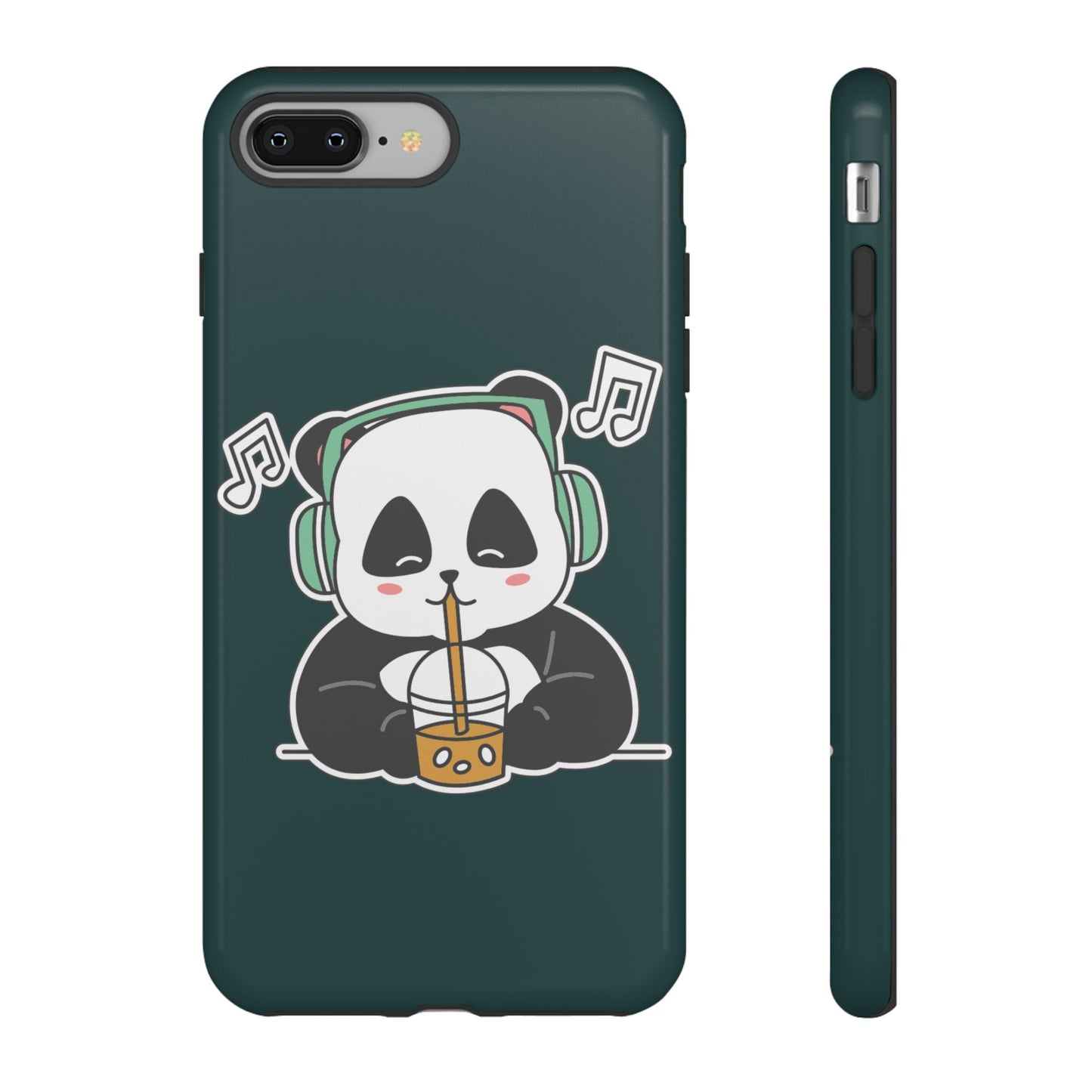 Chill Panda with Bubble Tea Tough Phone Case