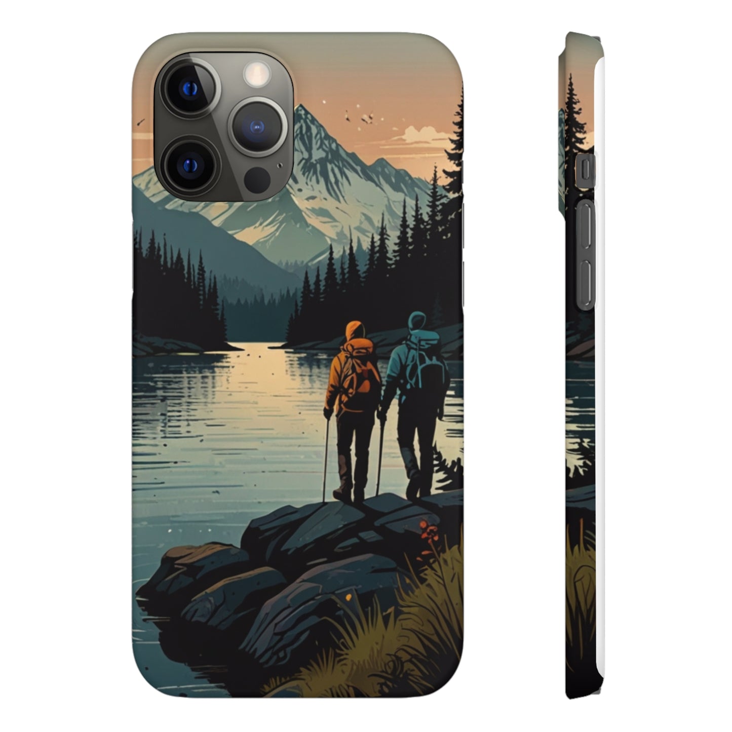 Phone Cases -  Hiking with Mountains