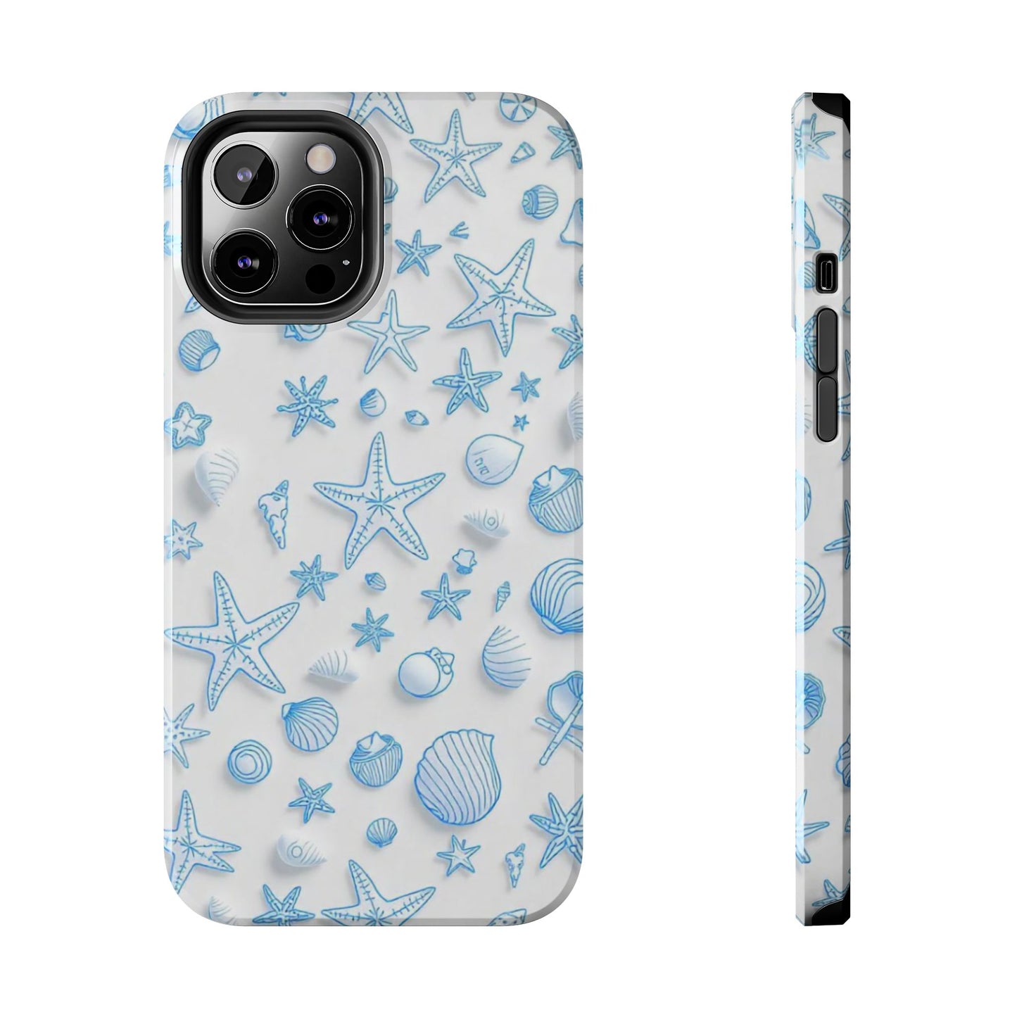 Ocean Breeze Seashell Pattern Phone Case For iphone 15 14 13 12 11 X XR XS XS Max iphone 8 7 mini |Samsung S24 S23 S22 S21 | Get 20% discount today.