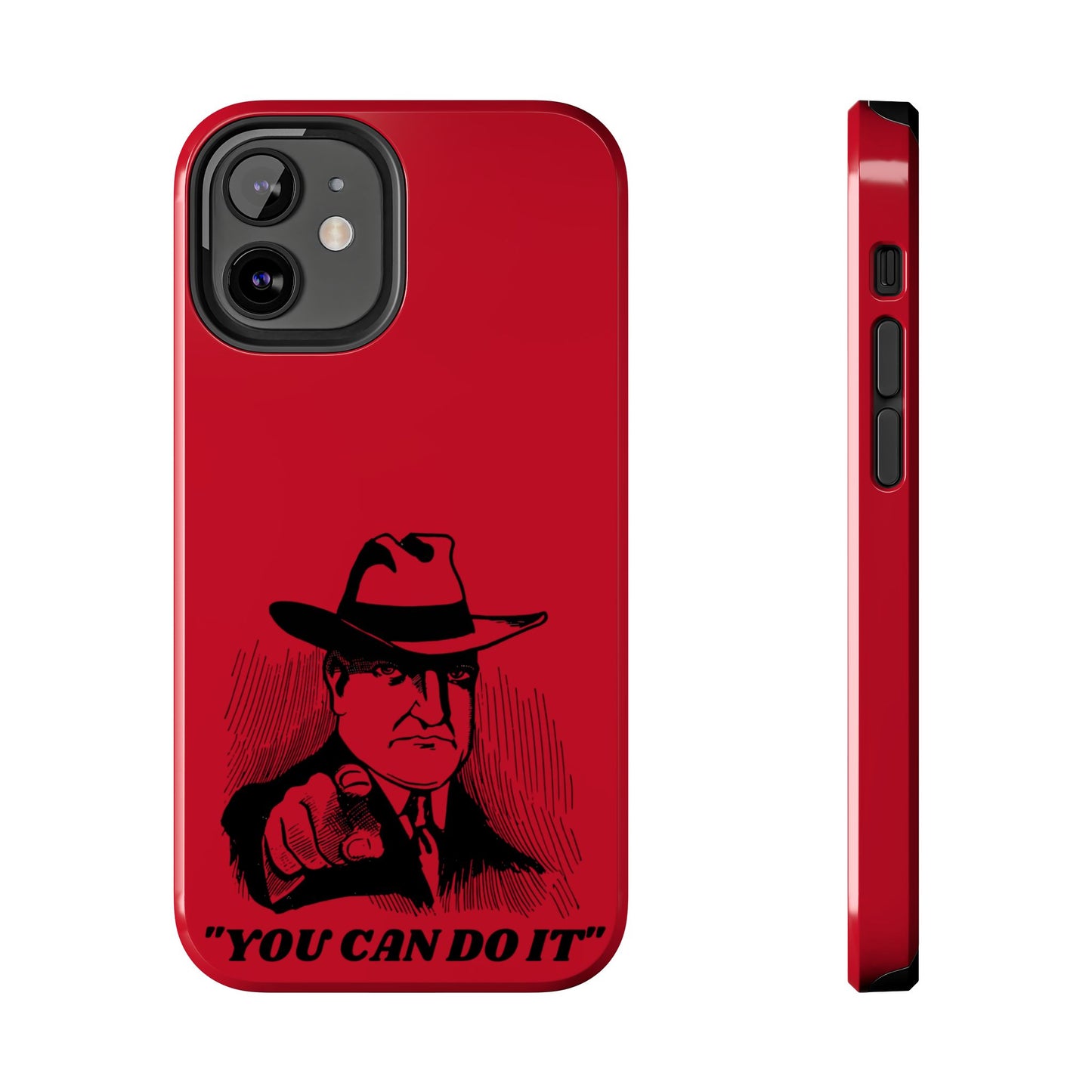 Retro Motivational Phone Case Design