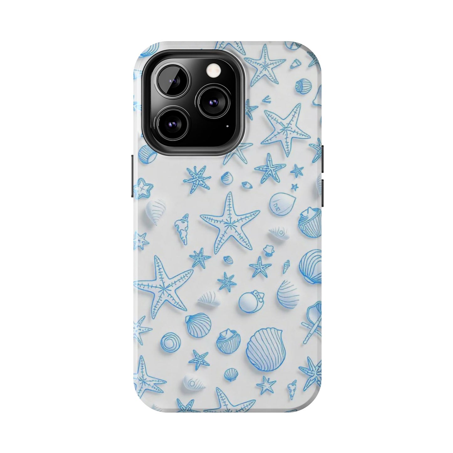 Ocean Breeze Seashell Pattern Phone Case For iphone 15 14 13 12 11 X XR XS XS Max iphone 8 7 mini |Samsung S24 S23 S22 S21 | Get 20% discount today.