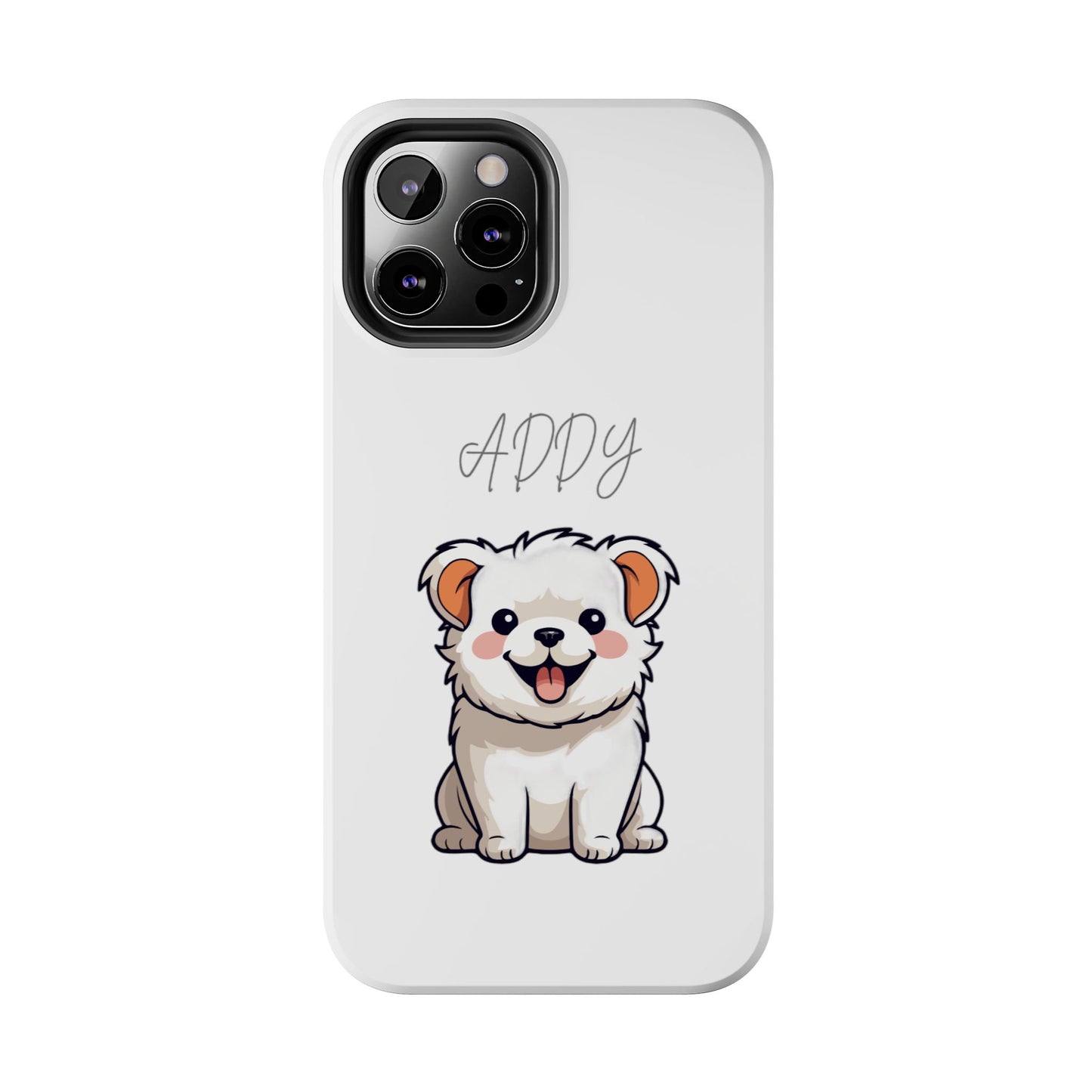 Adorable Puppy Custom Tough Phone Case