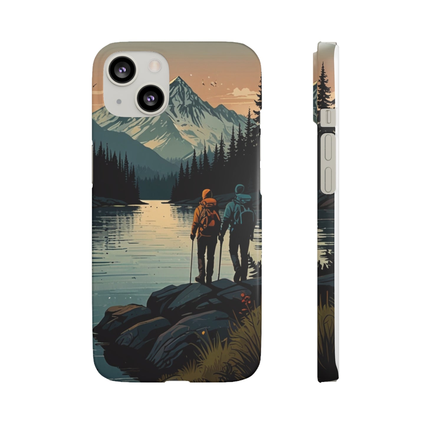 Phone Cases -  Hiking with Mountains