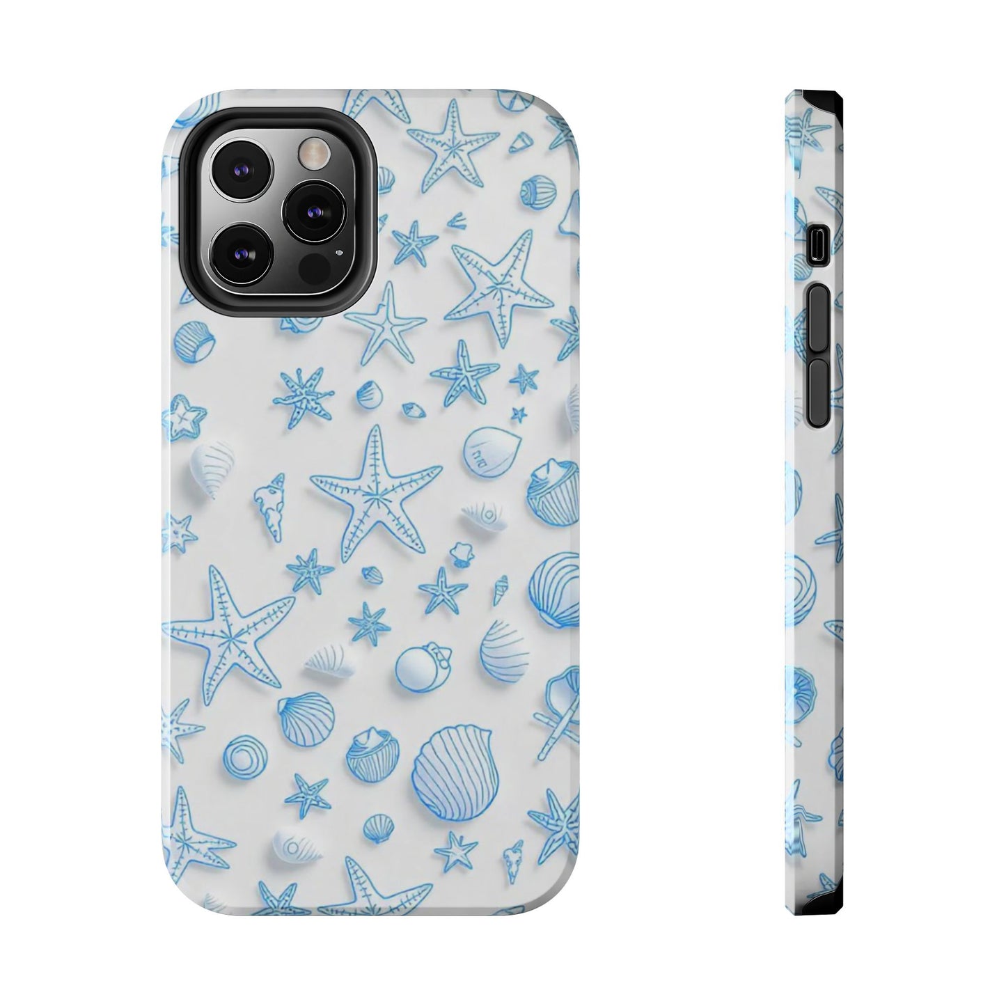 Ocean Breeze Seashell Pattern Phone Case For iphone 15 14 13 12 11 X XR XS XS Max iphone 8 7 mini |Samsung S24 S23 S22 S21 | Get 20% discount today.