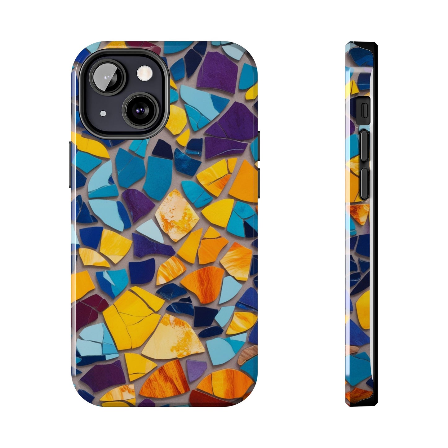 Vibrant Mosaic Shards Tough Phone Case