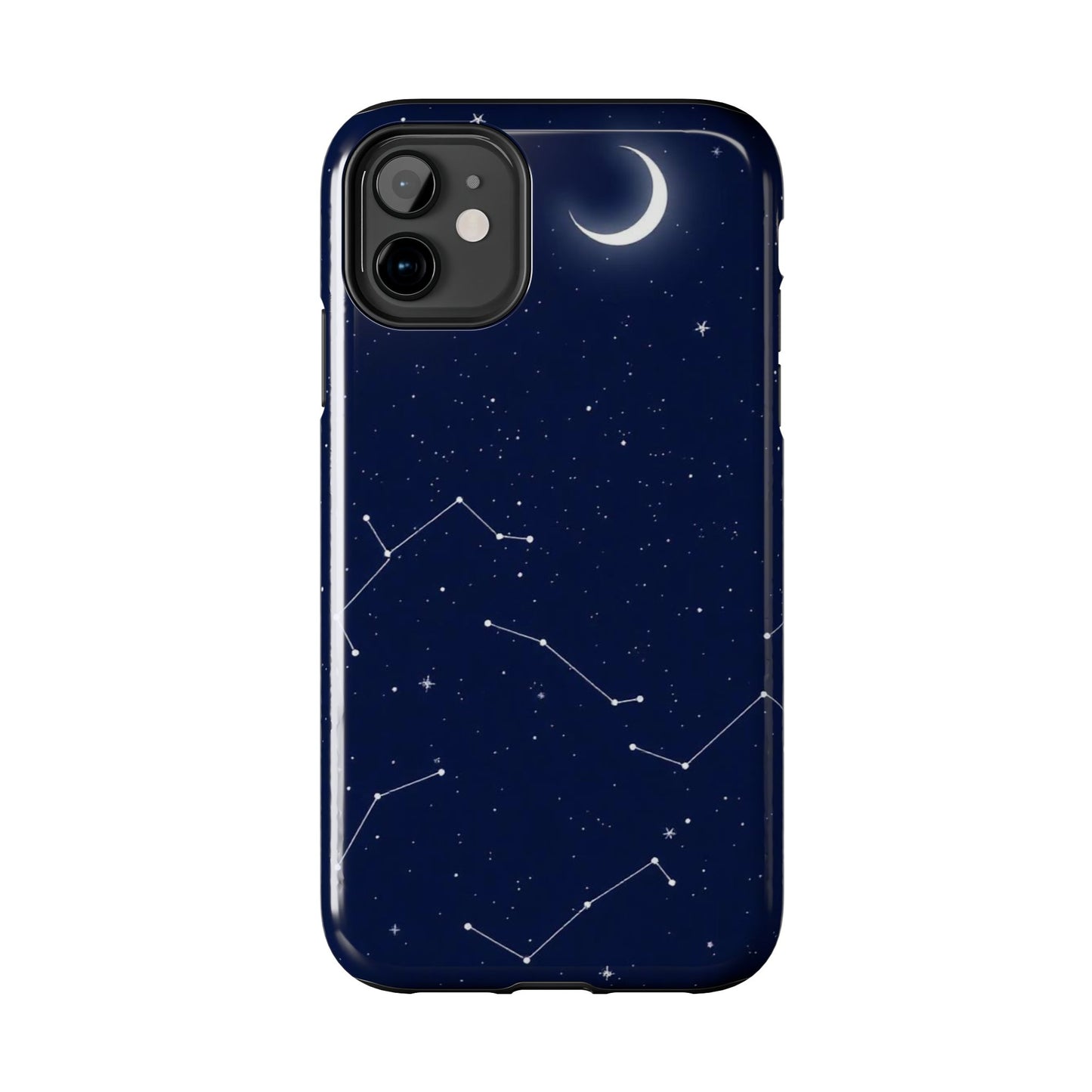 "Moonlit Constellation Tough Phone Case - Explore the Night Sky"