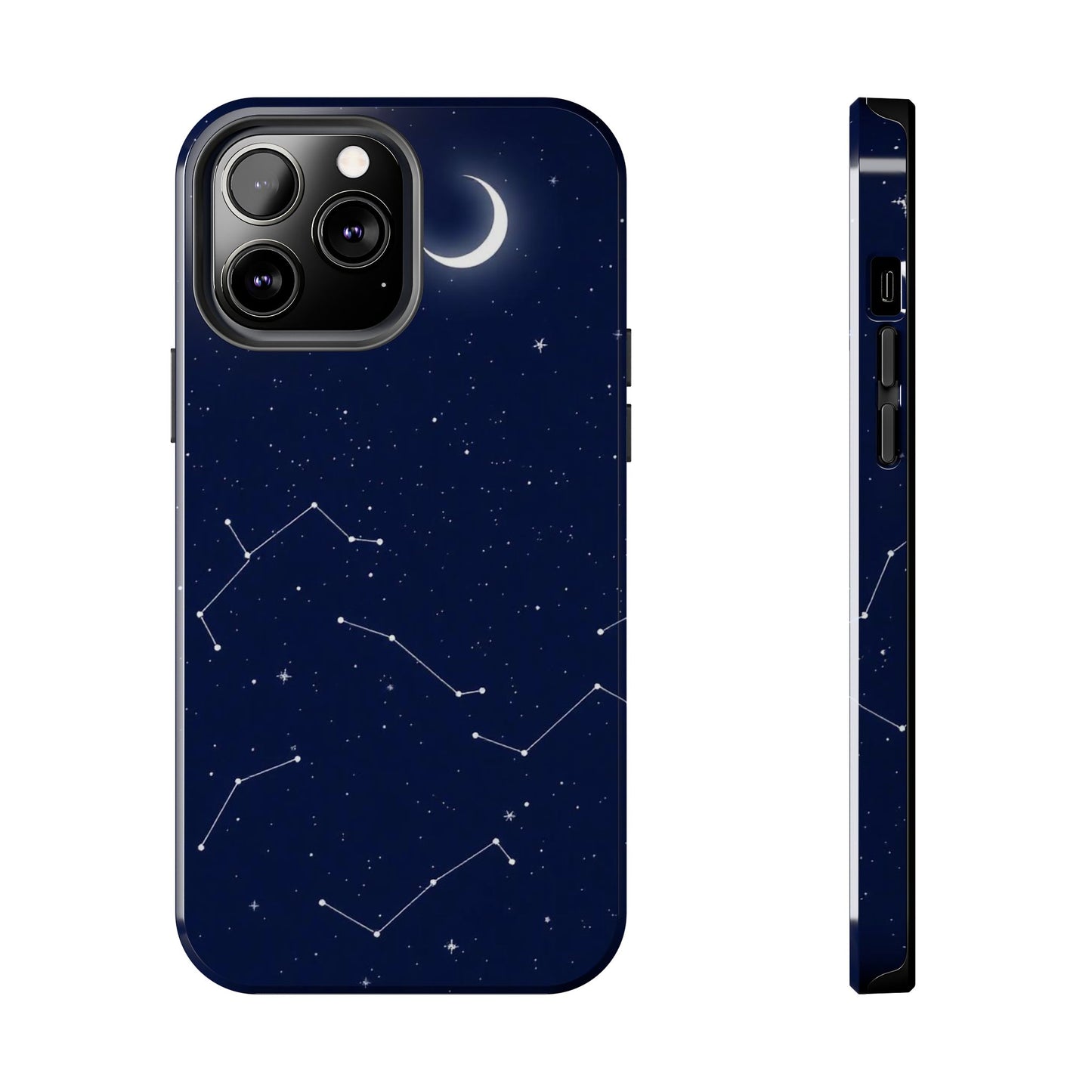 "Moonlit Constellation Tough Phone Case - Explore the Night Sky"