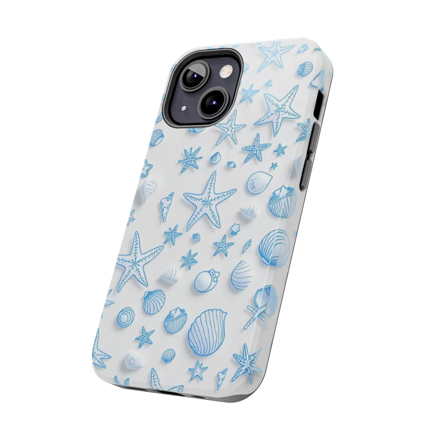 Ocean Breeze Seashell Pattern Phone Case For iphone 15 14 13 12 11 X XR XS XS Max iphone 8 7 mini |Samsung S24 S23 S22 S21 | Get 20% discount today.