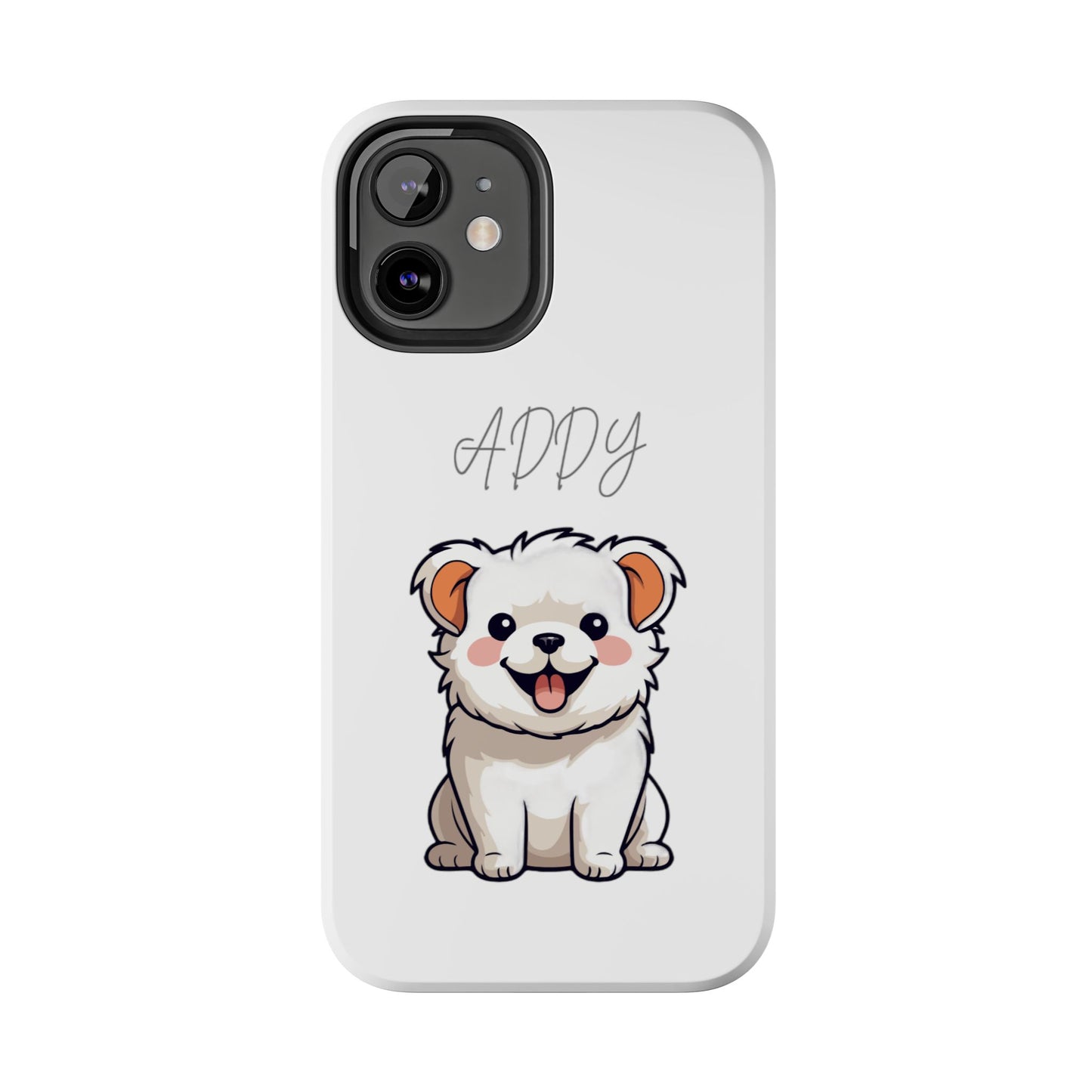 Adorable Puppy Custom Tough Phone Case