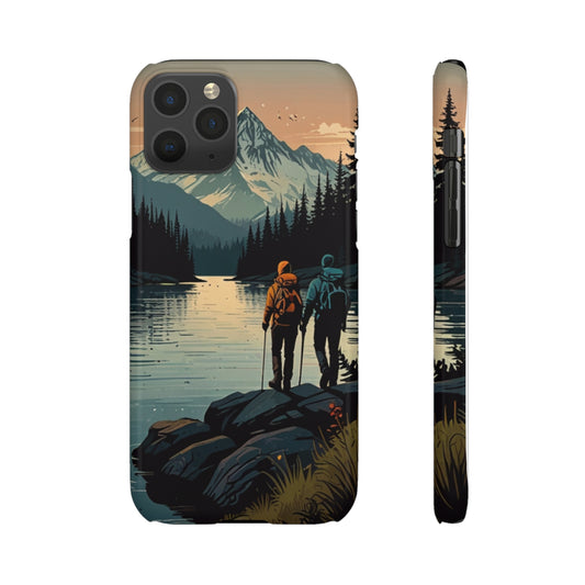 Phone Cases -  Hiking with Mountains