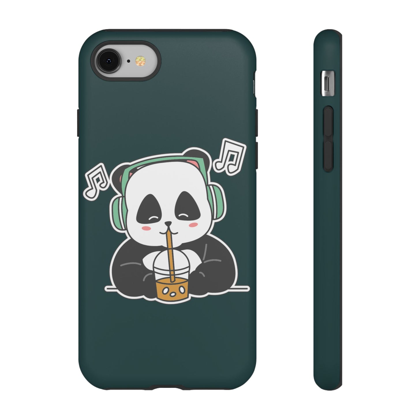 Chill Panda with Bubble Tea Tough Phone Case