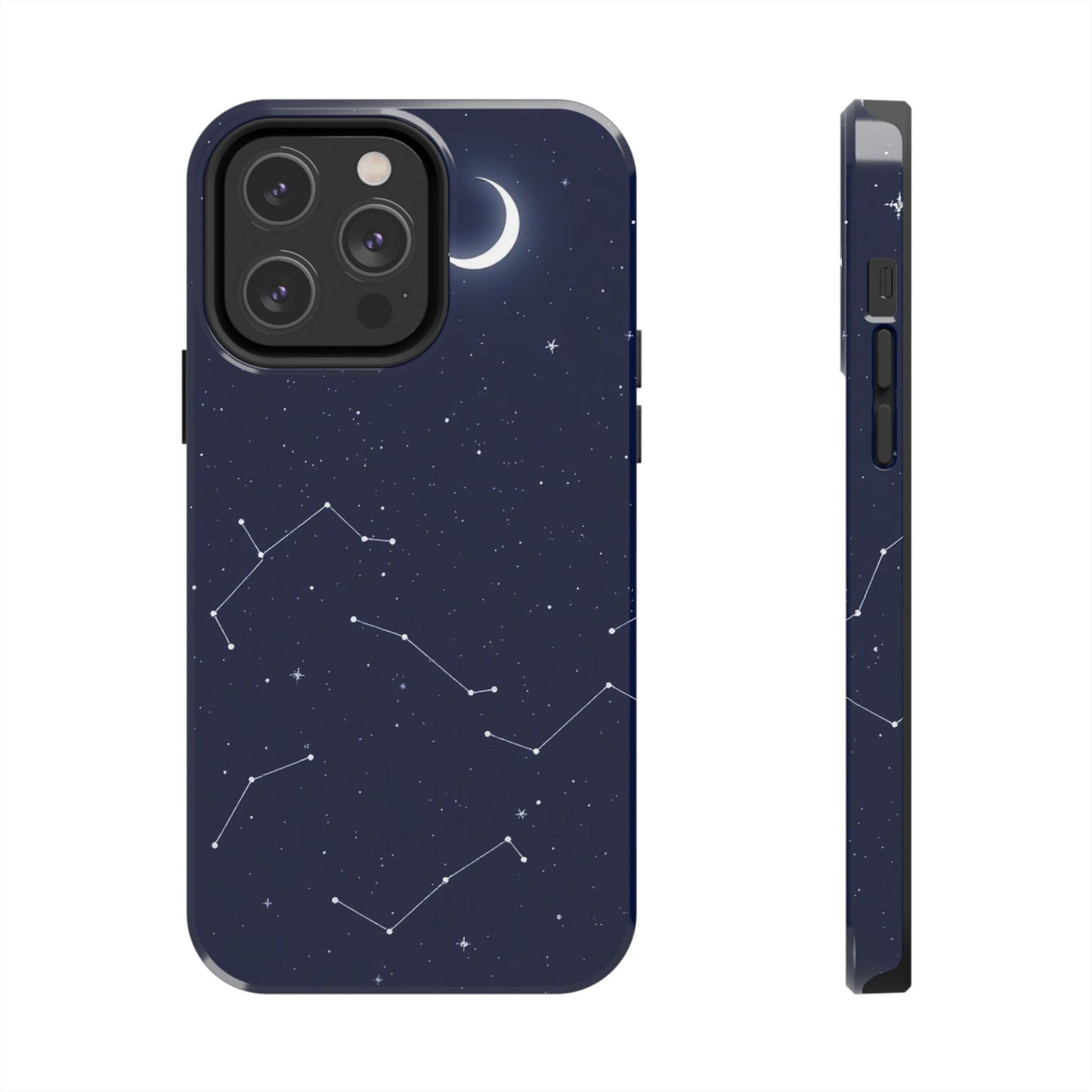 "Moonlit Constellation Tough Phone Case - Explore the Night Sky"