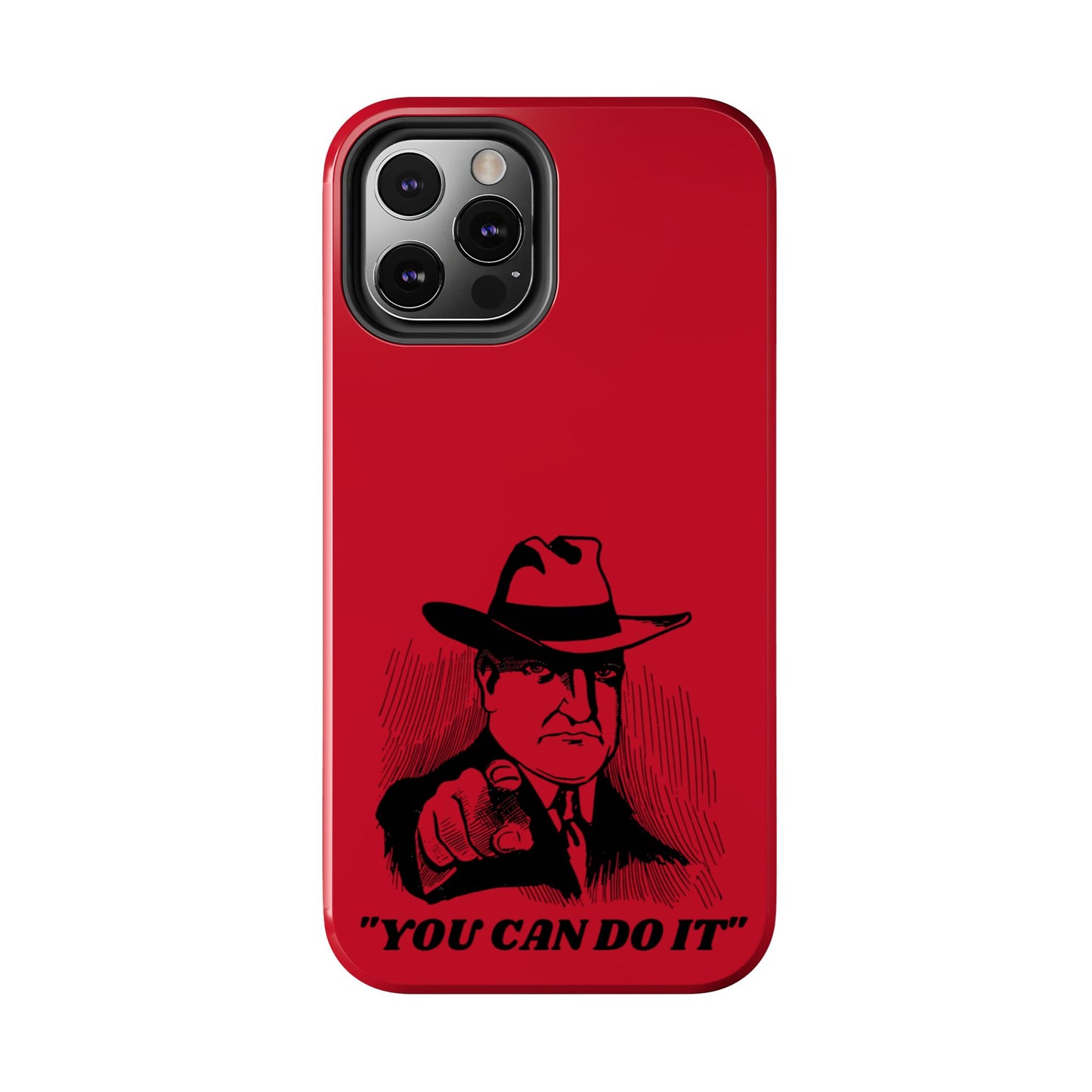 Retro Motivational Phone Case Design