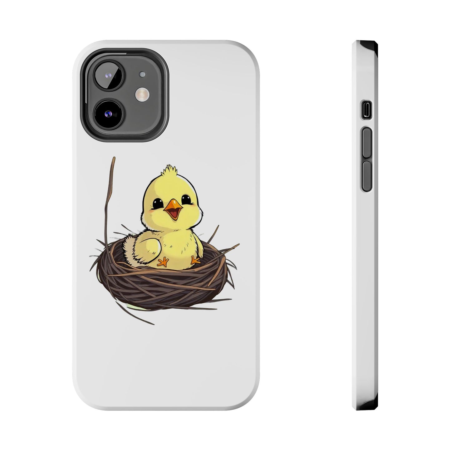 Adorable Chick in Nest Phone Case Design