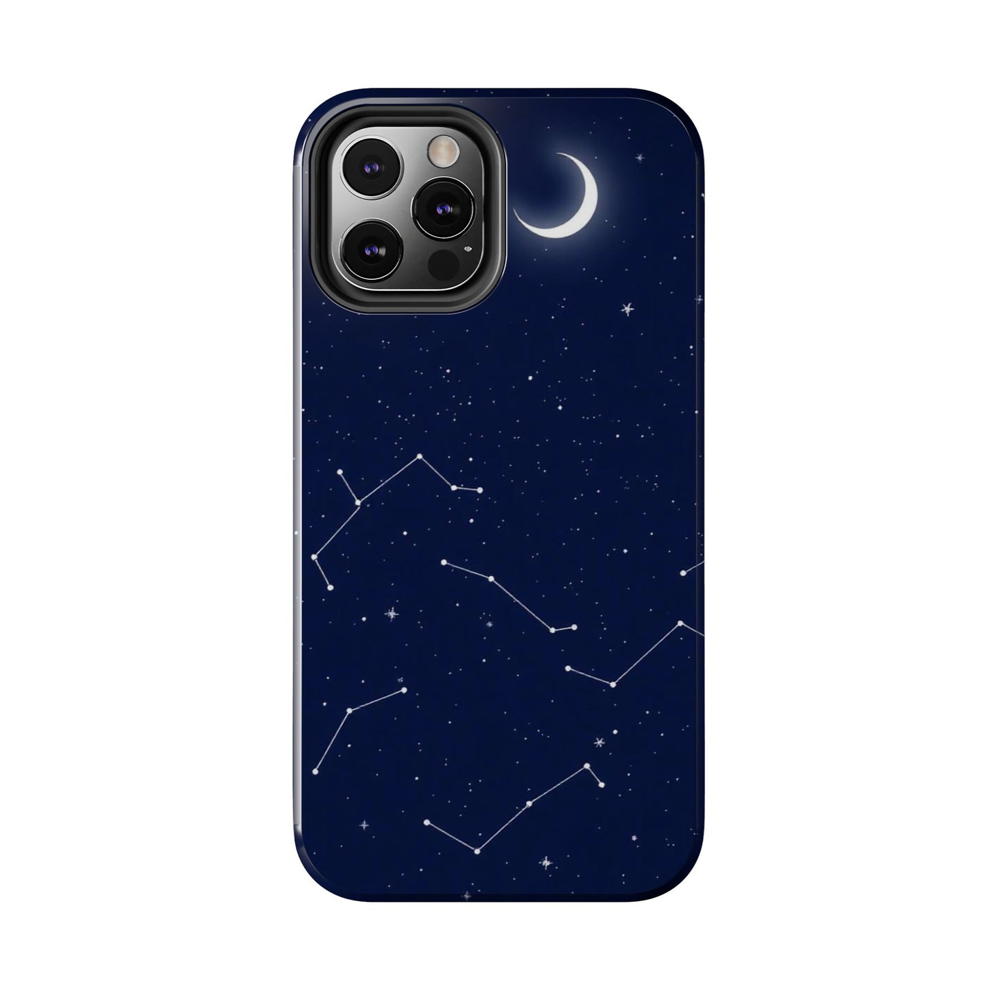 "Moonlit Constellation Tough Phone Case - Explore the Night Sky"