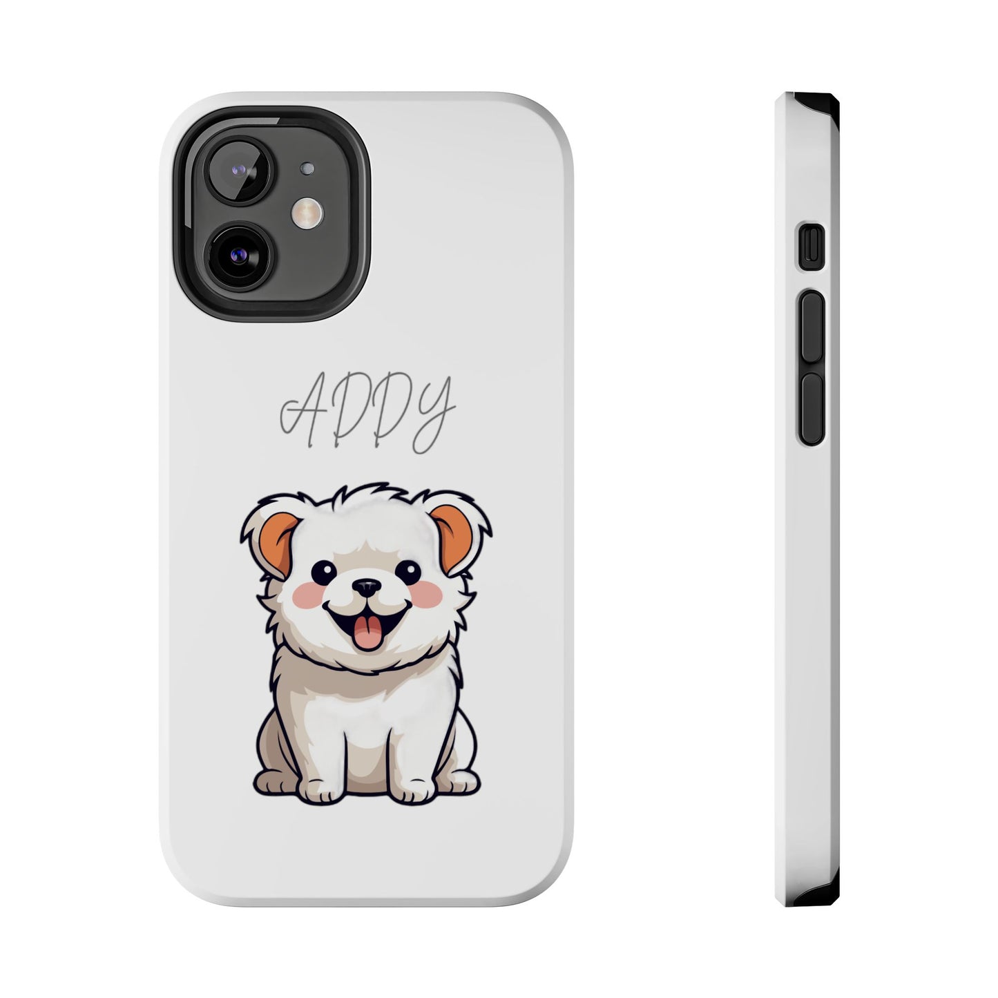 Adorable Puppy Custom Tough Phone Case