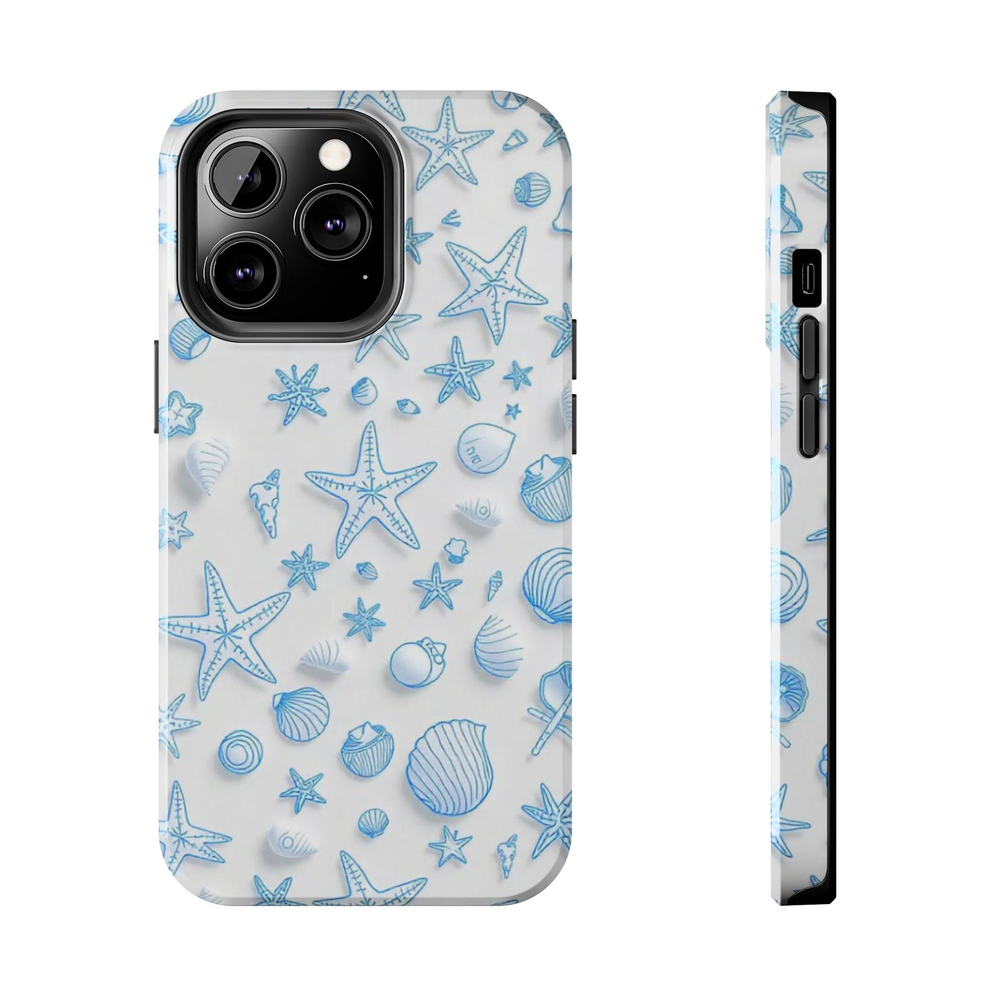 Ocean Breeze Seashell Pattern Phone Case For iphone 15 14 13 12 11 X XR XS XS Max iphone 8 7 mini |Samsung S24 S23 S22 S21 | Get 20% discount today.