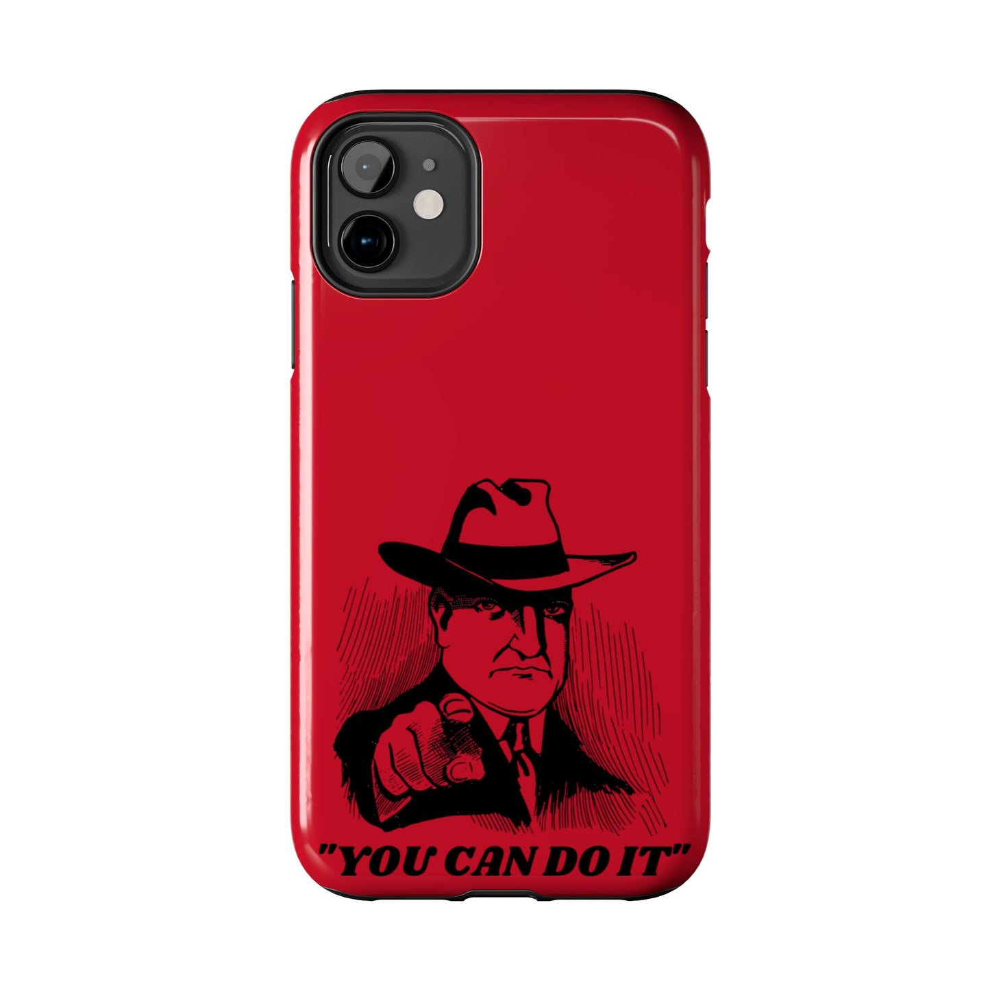 Retro Motivational Phone Case Design