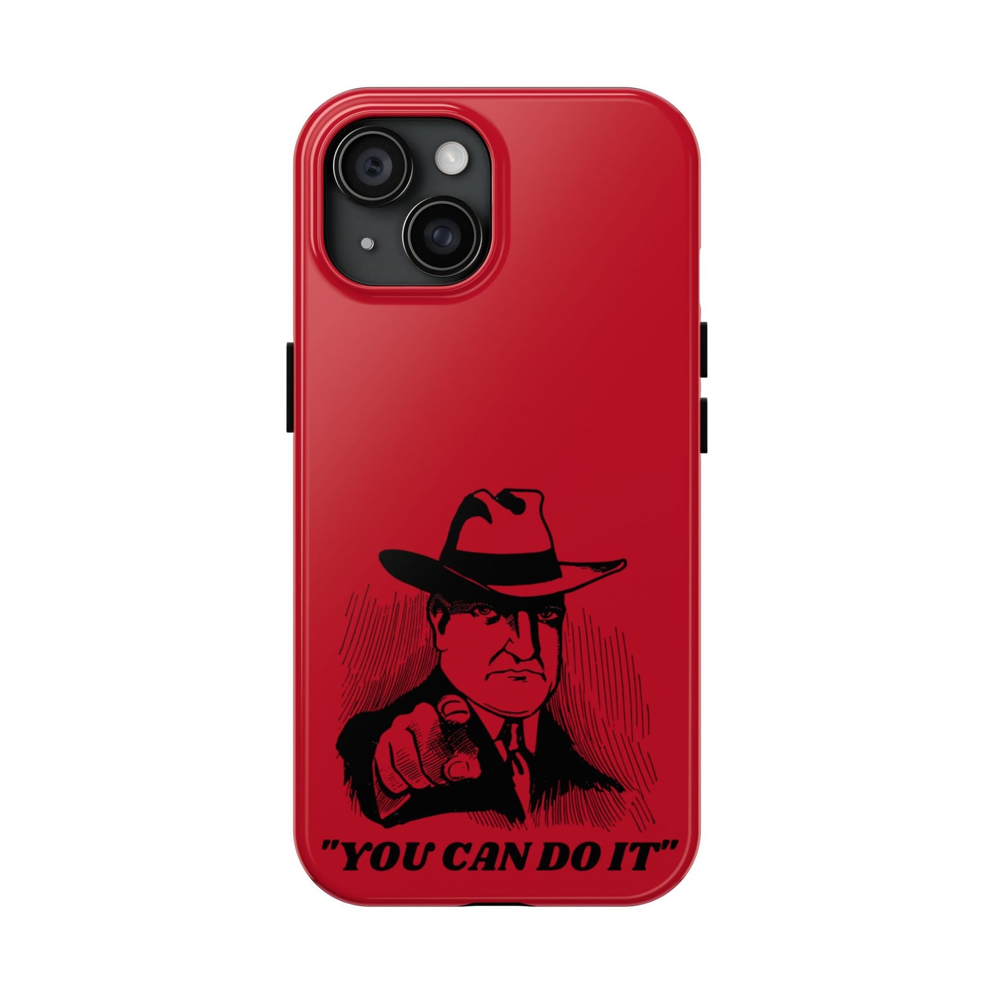 Retro Motivational Phone Case Design