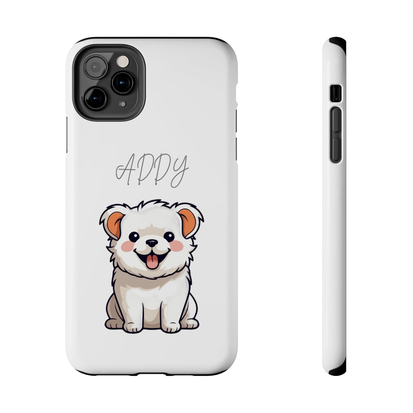 Adorable Puppy Custom Tough Phone Case