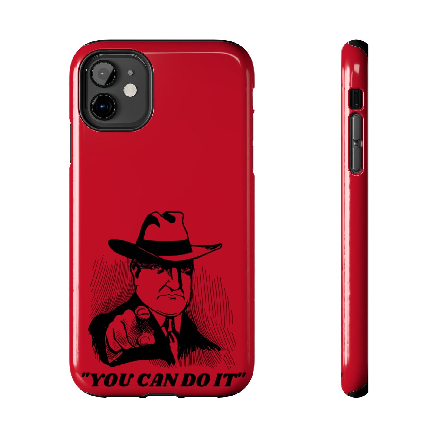 Retro Motivational Phone Case Design