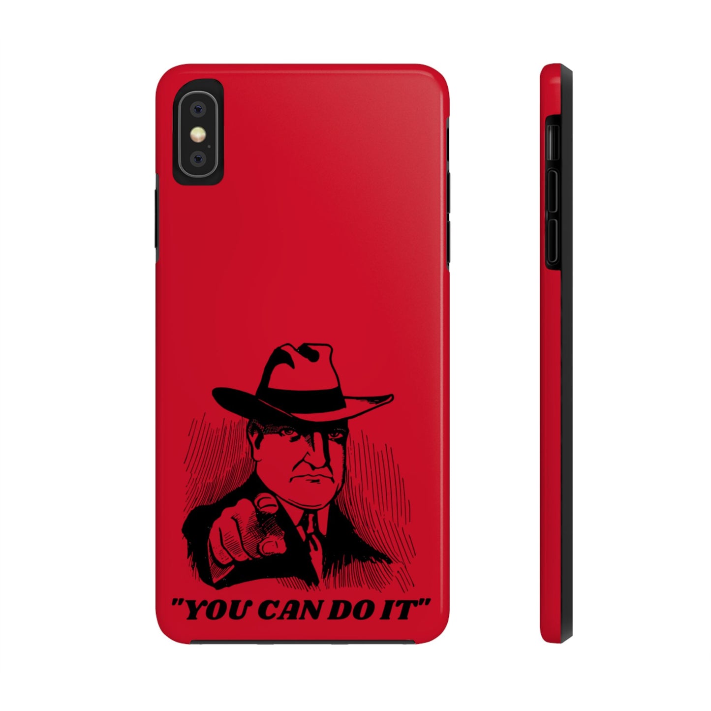 Retro Motivational Phone Case Design