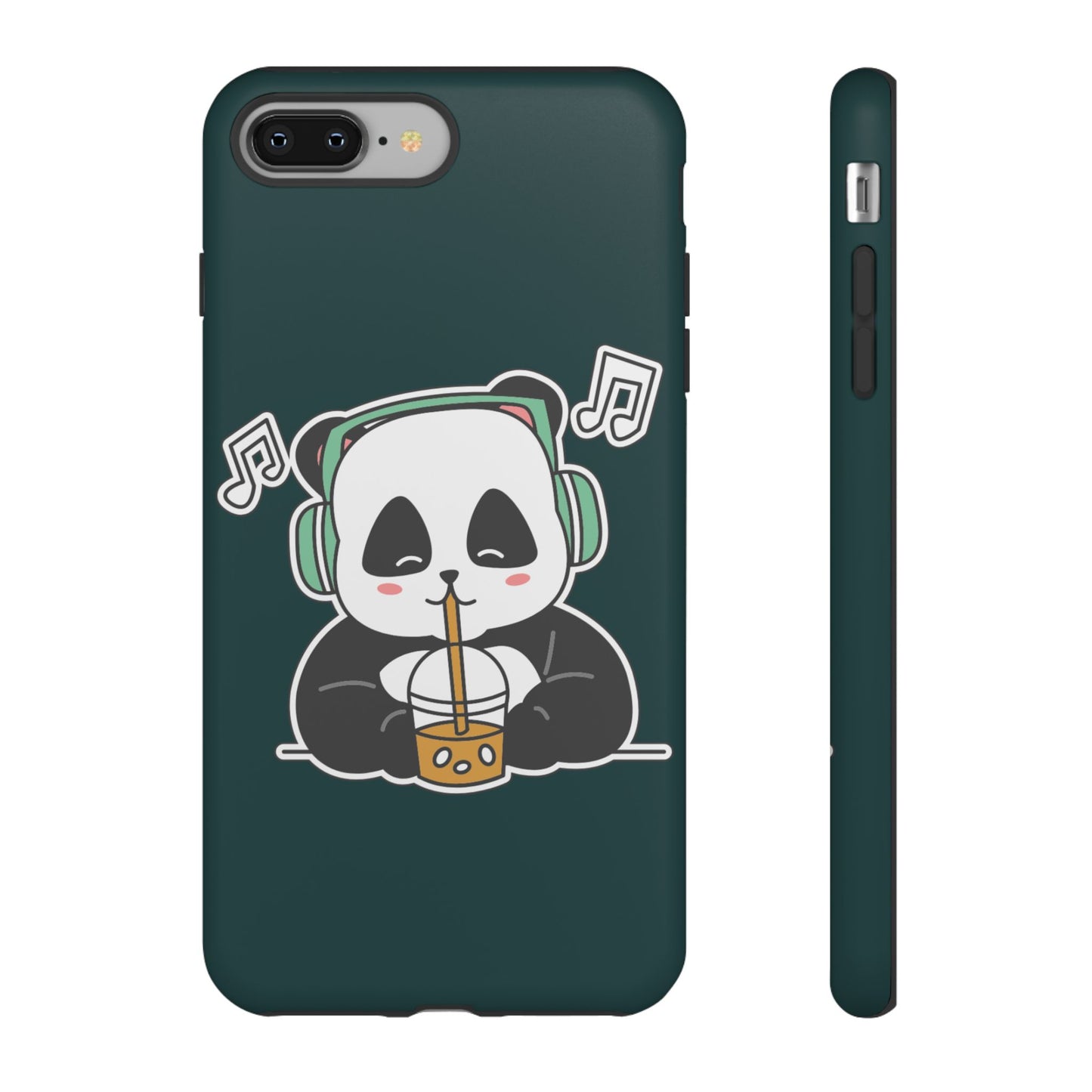 Chill Panda with Bubble Tea Tough Phone Case