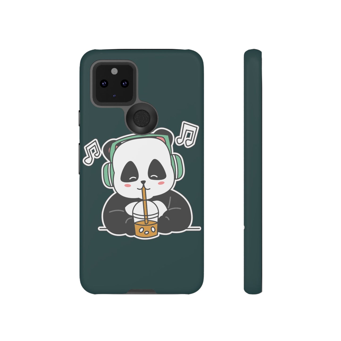 Chill Panda with Bubble Tea Tough Phone Case