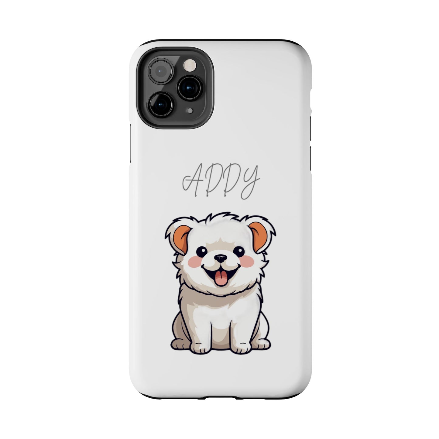 Adorable Puppy Custom Tough Phone Case