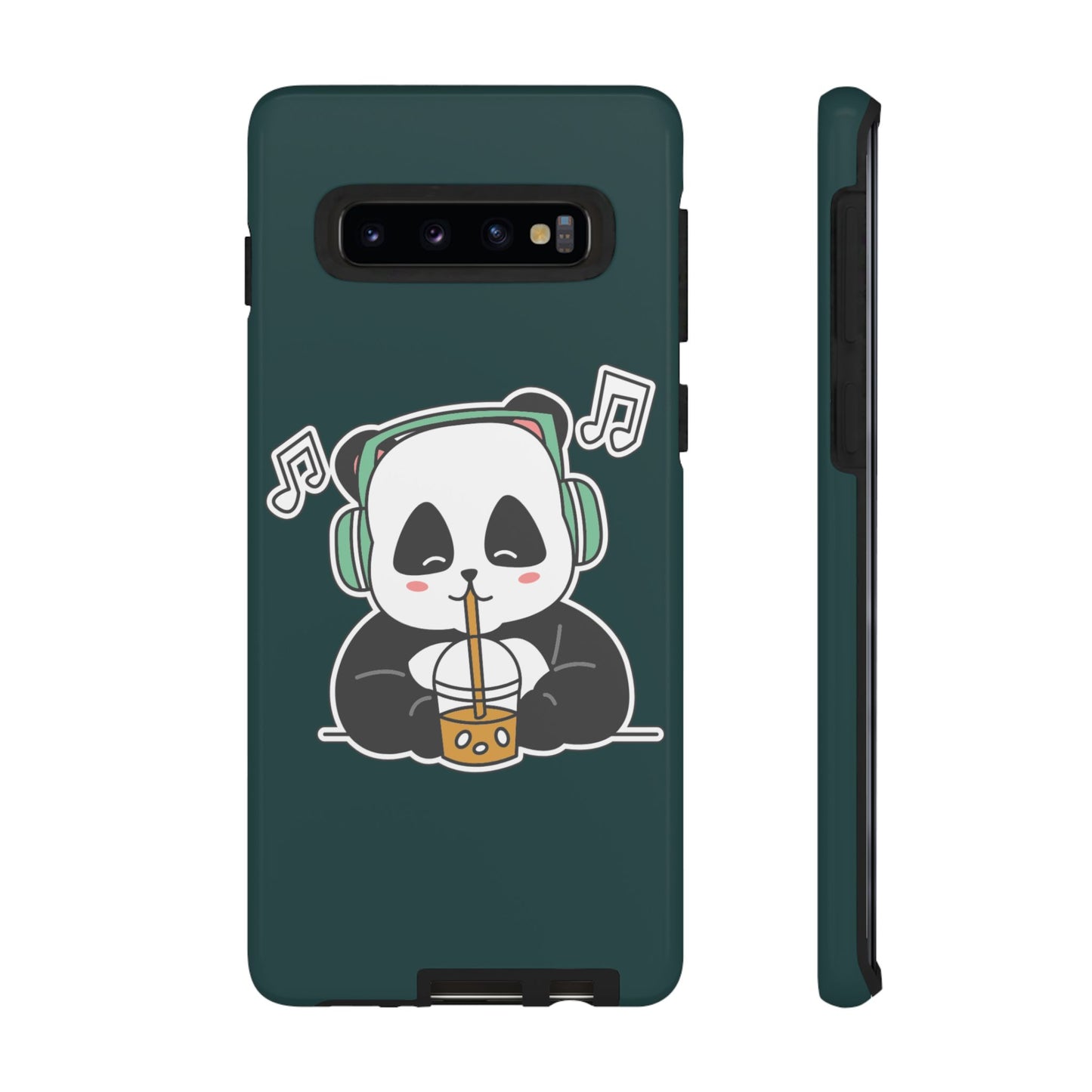 Chill Panda with Bubble Tea Tough Phone Case